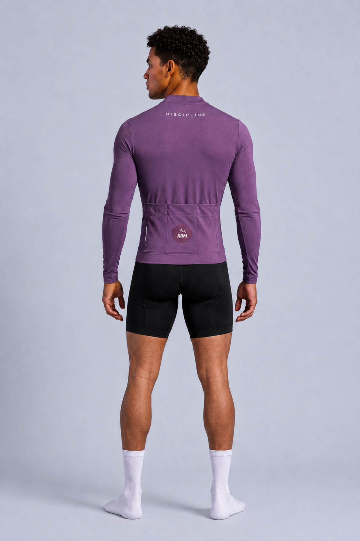 Jersey Manga Larga Sin Cremallera Hombre - Ciclismo