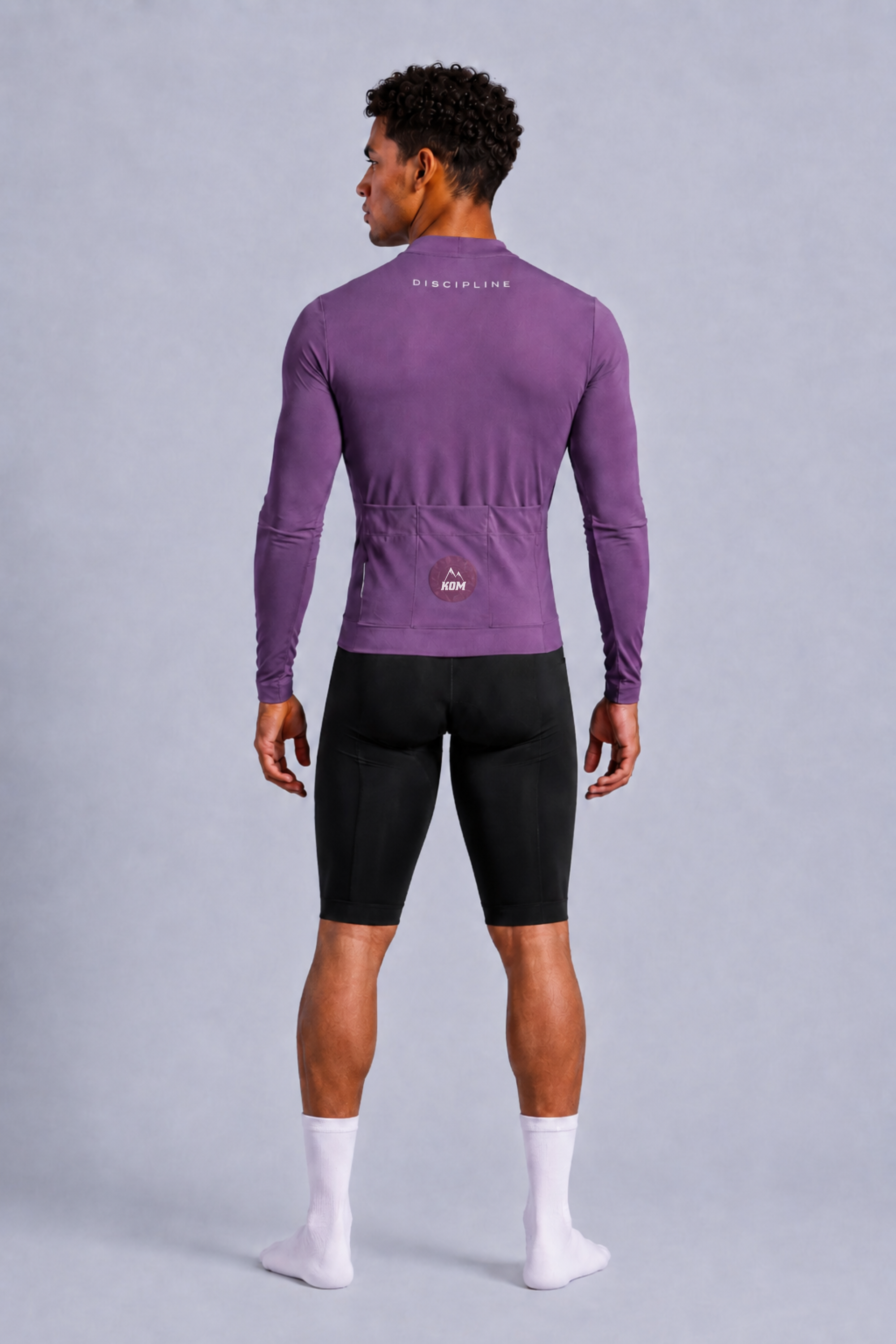 Jersey Manga Larga Sin Cremallera Hombre - Ciclismo