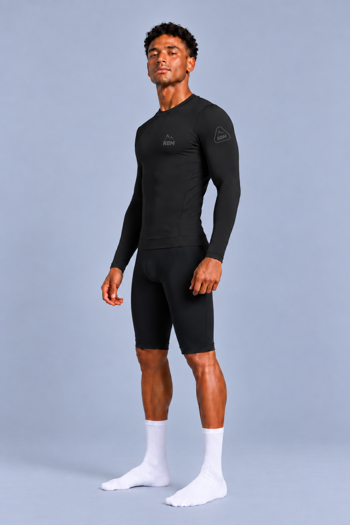 Jersey Manga Larga Sin Cremallera Hombre - Ciclismo