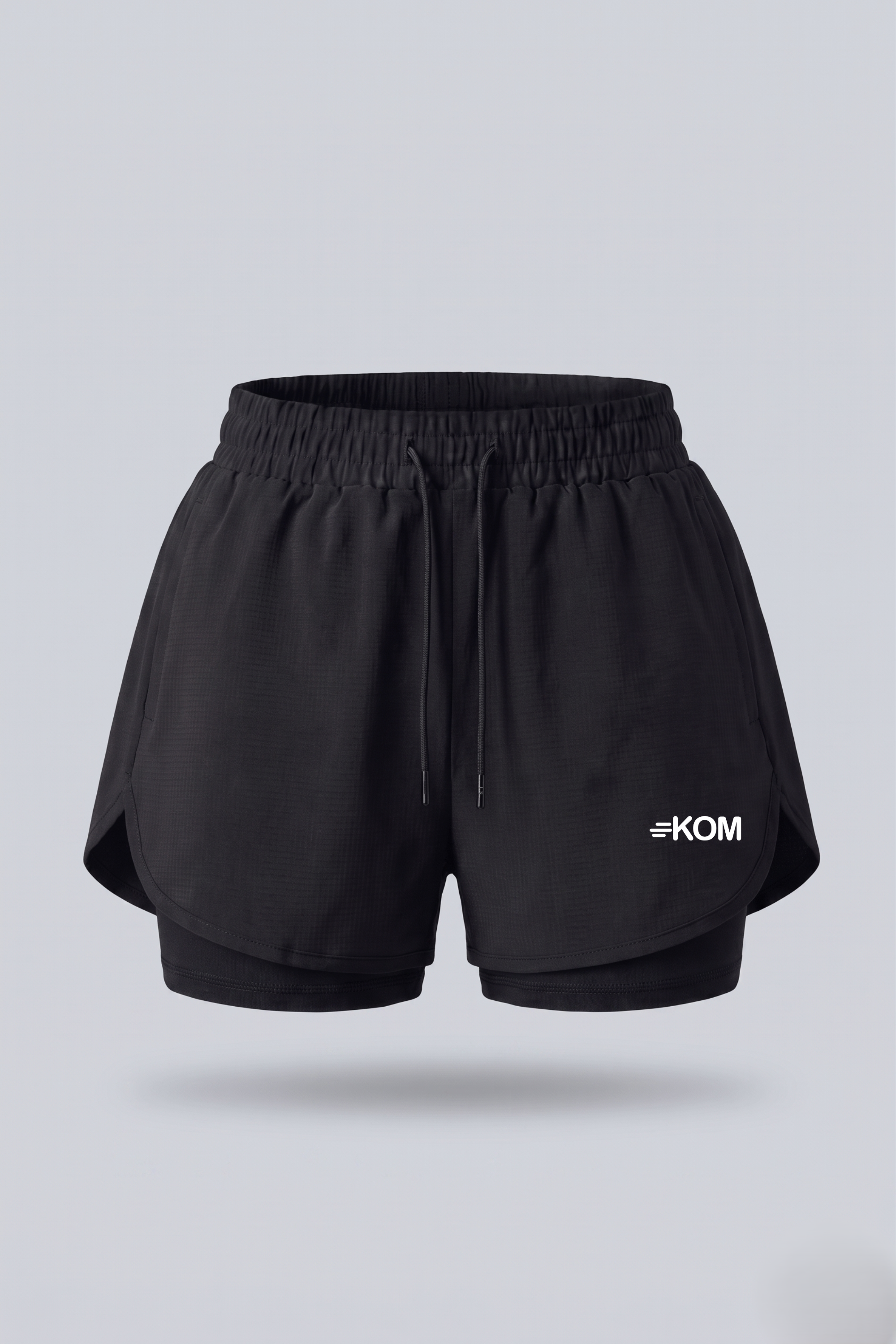 Short Running Deportivo Mujer Línea Giro con Boxer Interno y Bolsillos