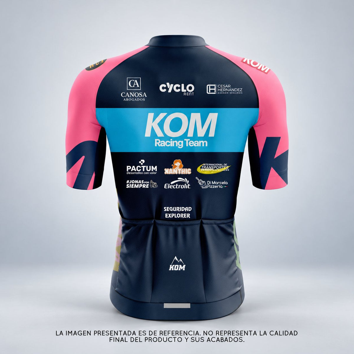 Pre venta - Jersey Ciclismo Unisex Tour manga corta Equipo KOM