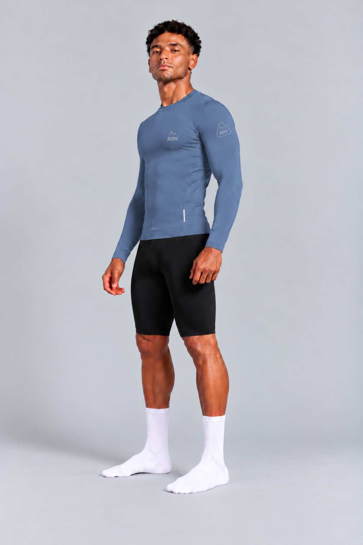 Jersey Manga Larga Sin Cremallera Hombre - Ciclismo