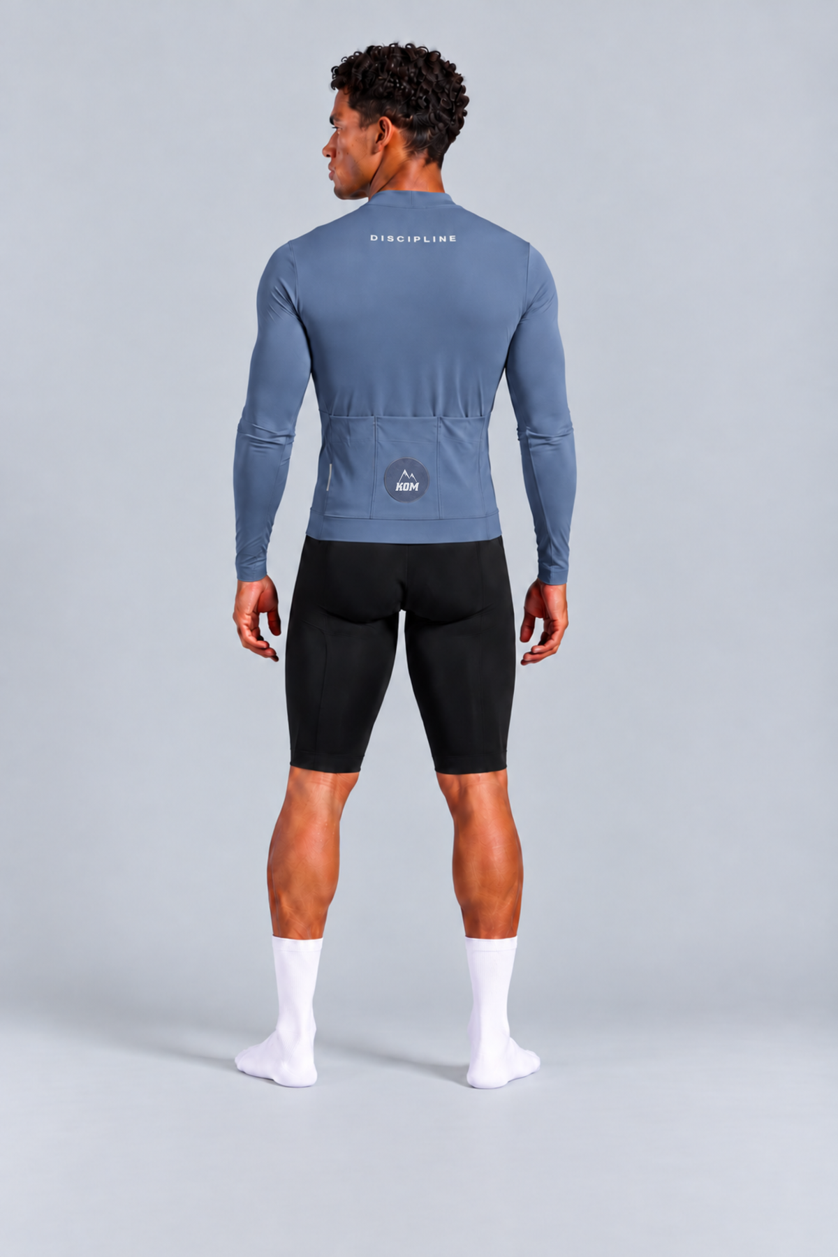 Jersey Manga Larga Sin Cremallera Hombre - Ciclismo