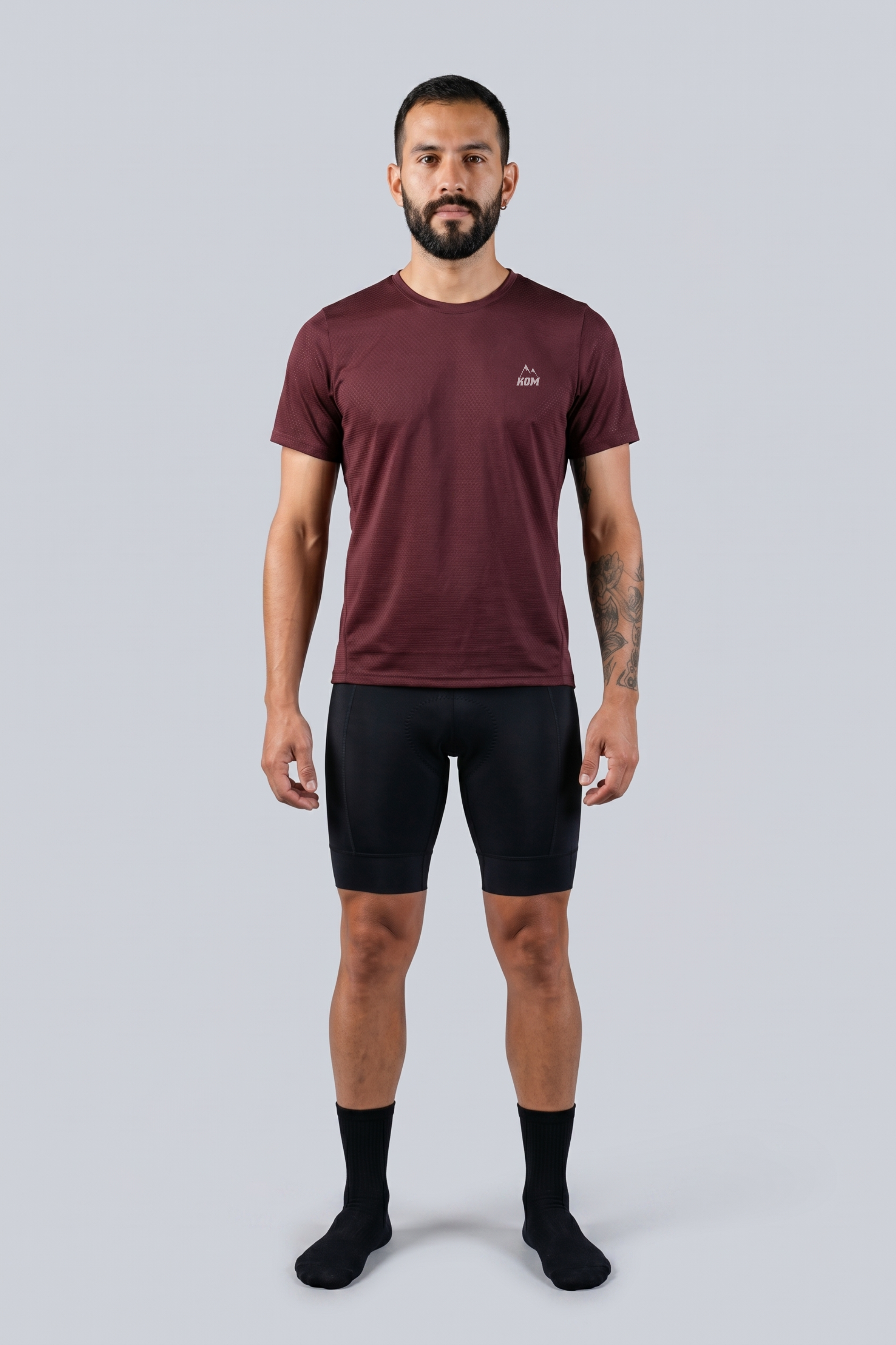 Camiseta deportiva running GIRO color natural