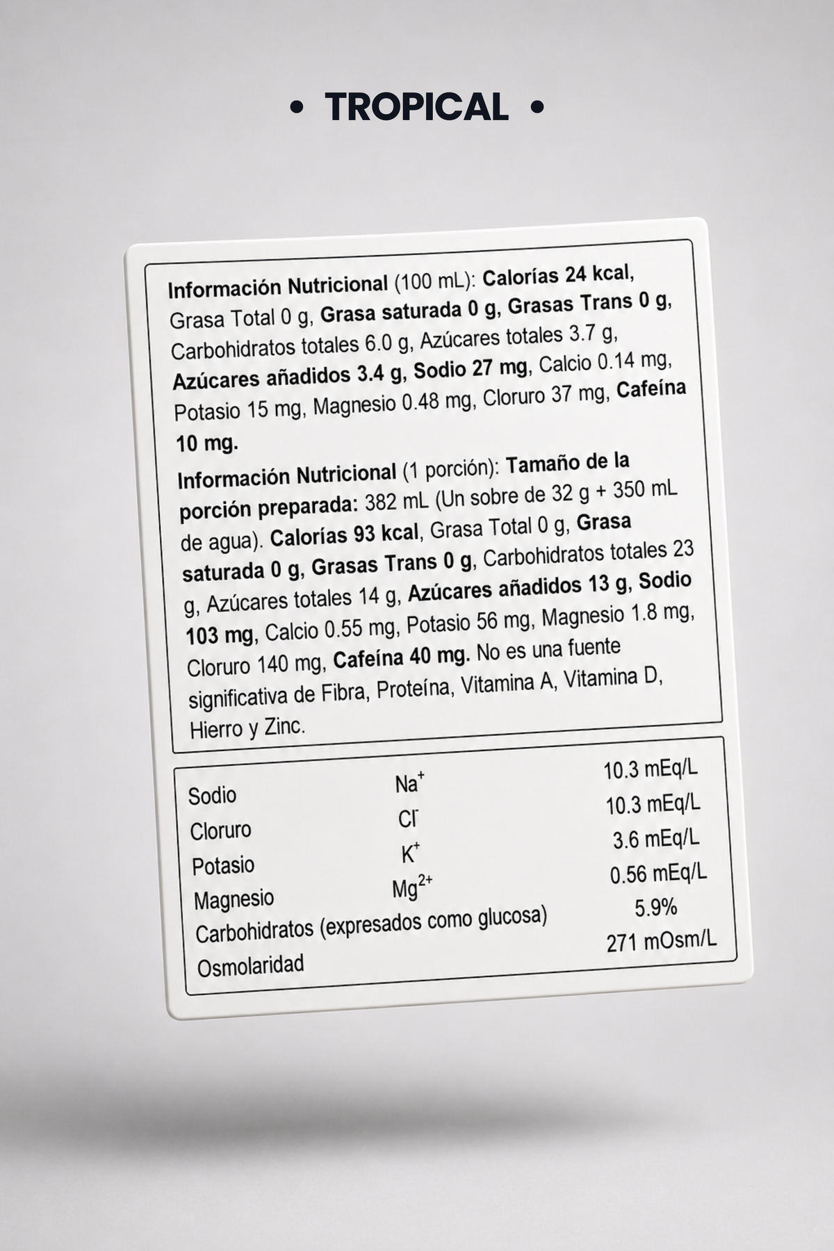 Gel KOM Energético 23 g de Carbohidratos | Pack x6