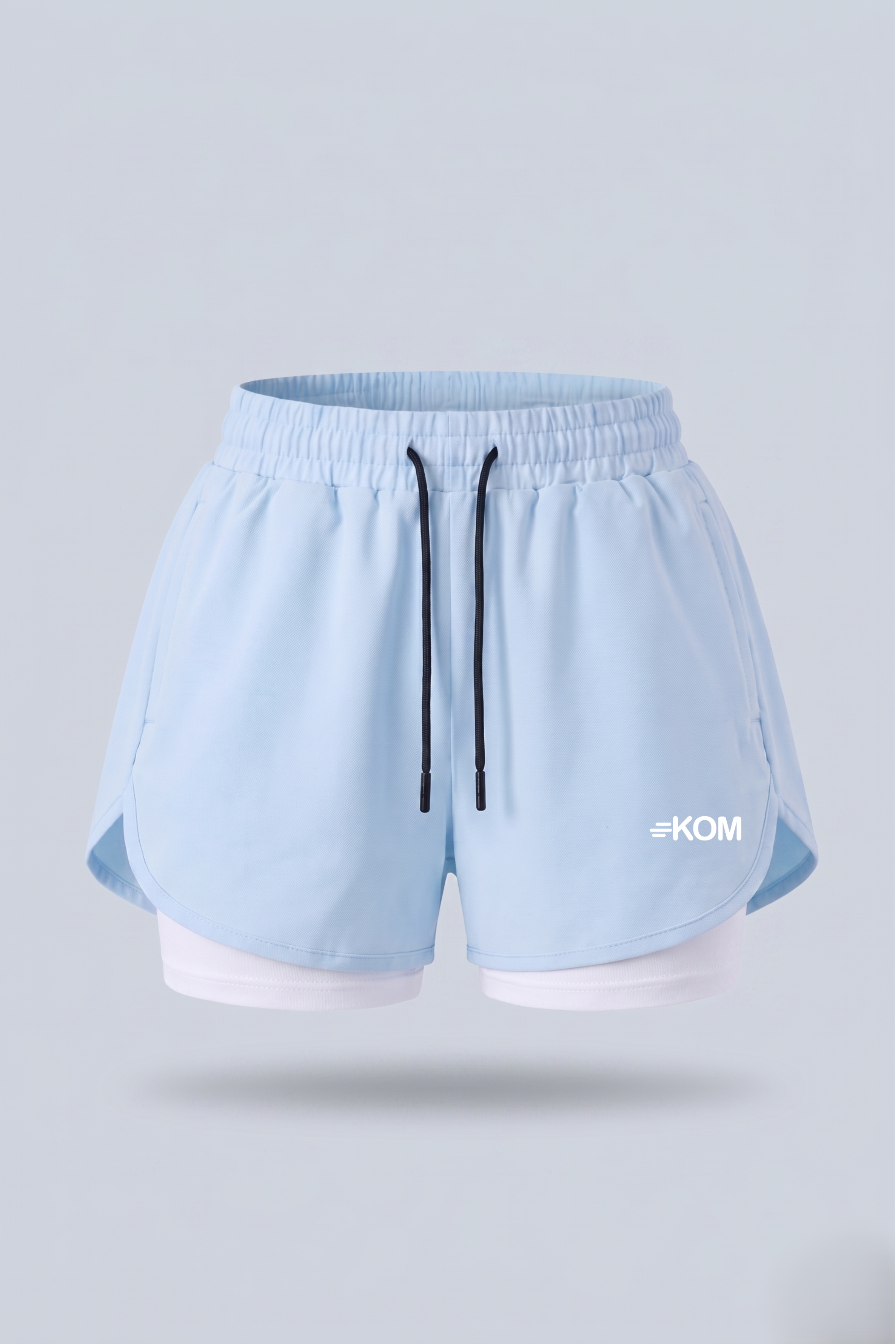 Short Running Deportivo Mujer Línea Giro con Boxer Interno y Bolsillos