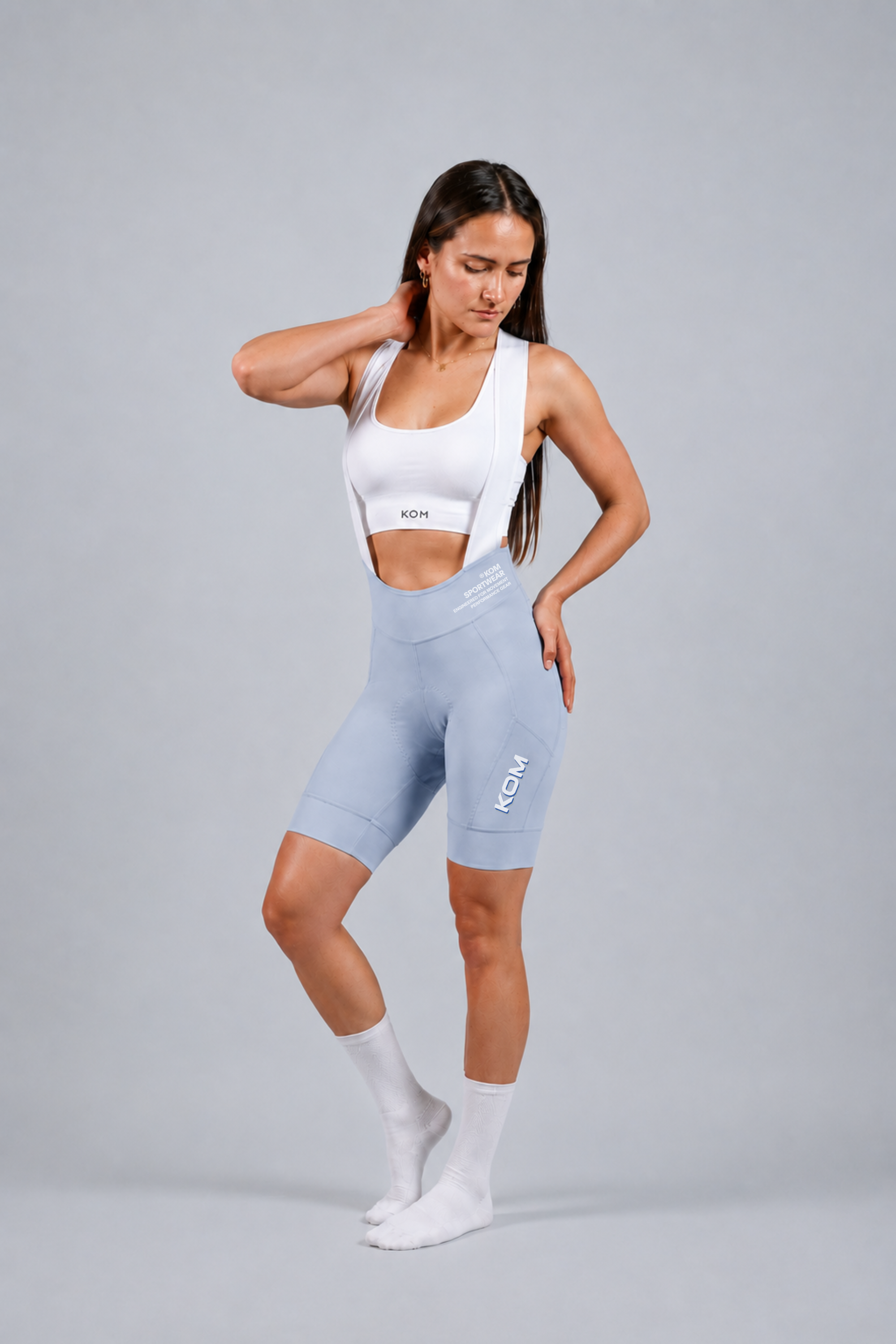 Lycra badana de ciclismo Giro plus con bolsillos Mujer