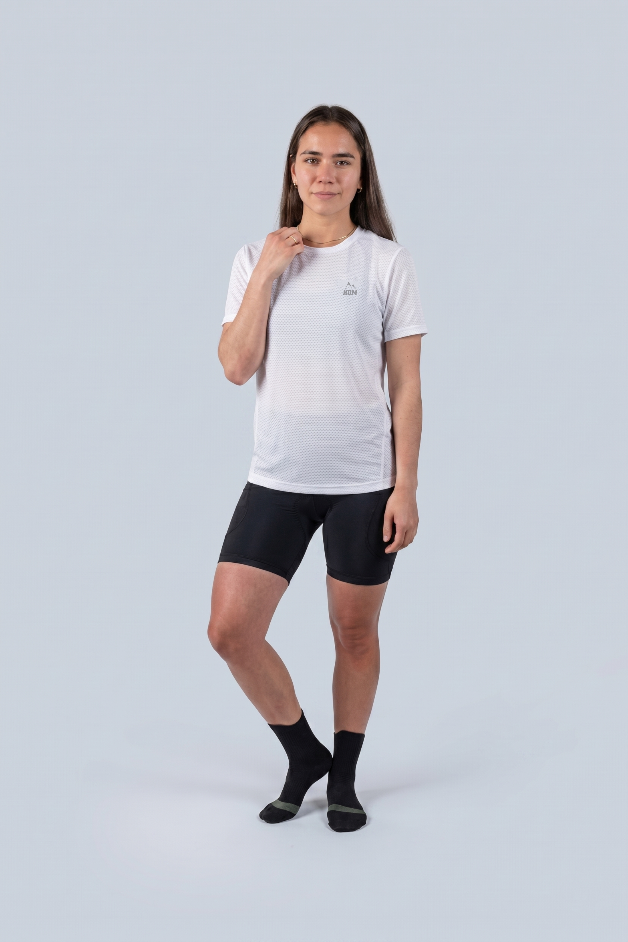 Camiseta deportiva running GIRO color natural