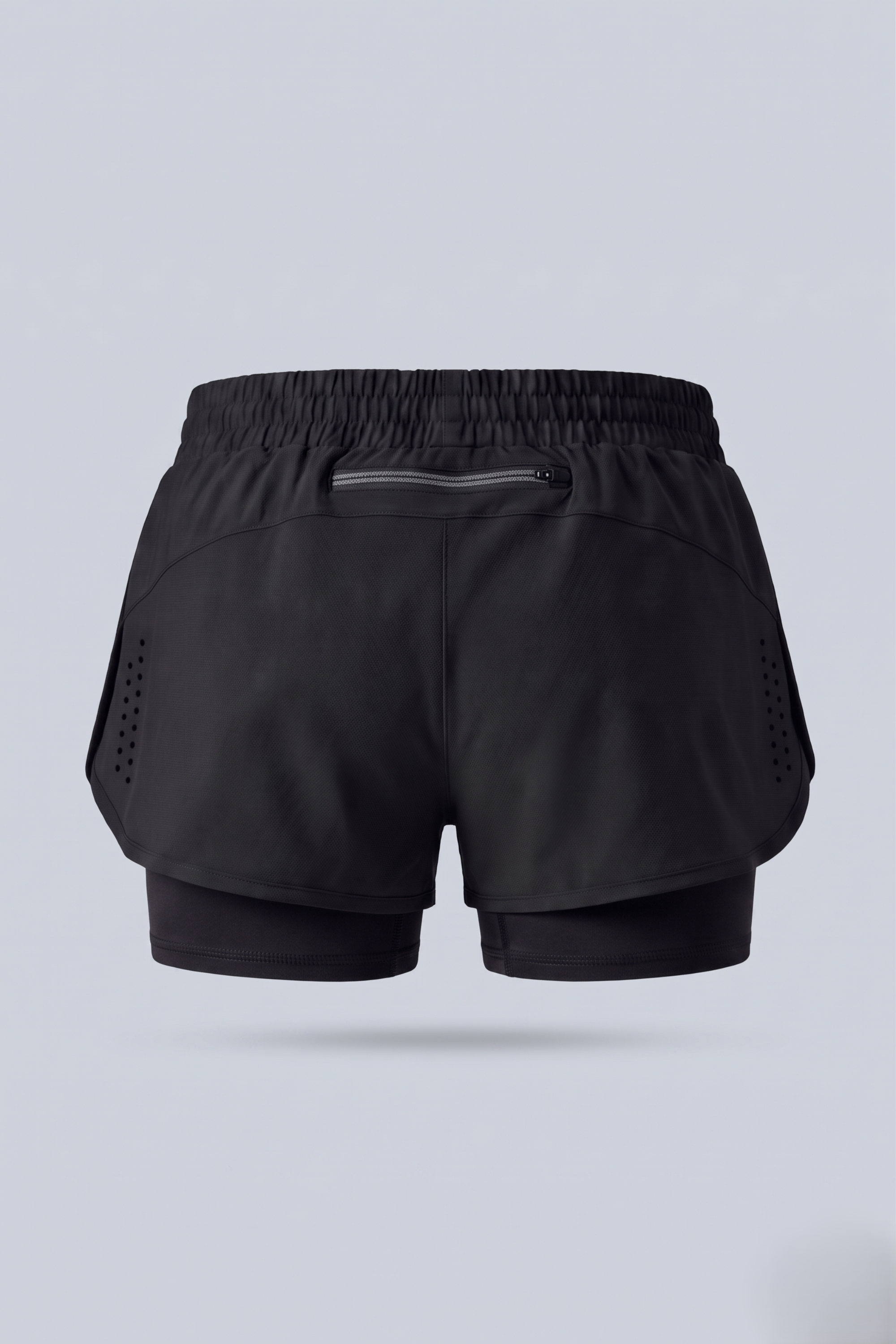 Short Running Deportivo Mujer Línea Giro con Boxer Interno y Bolsillos