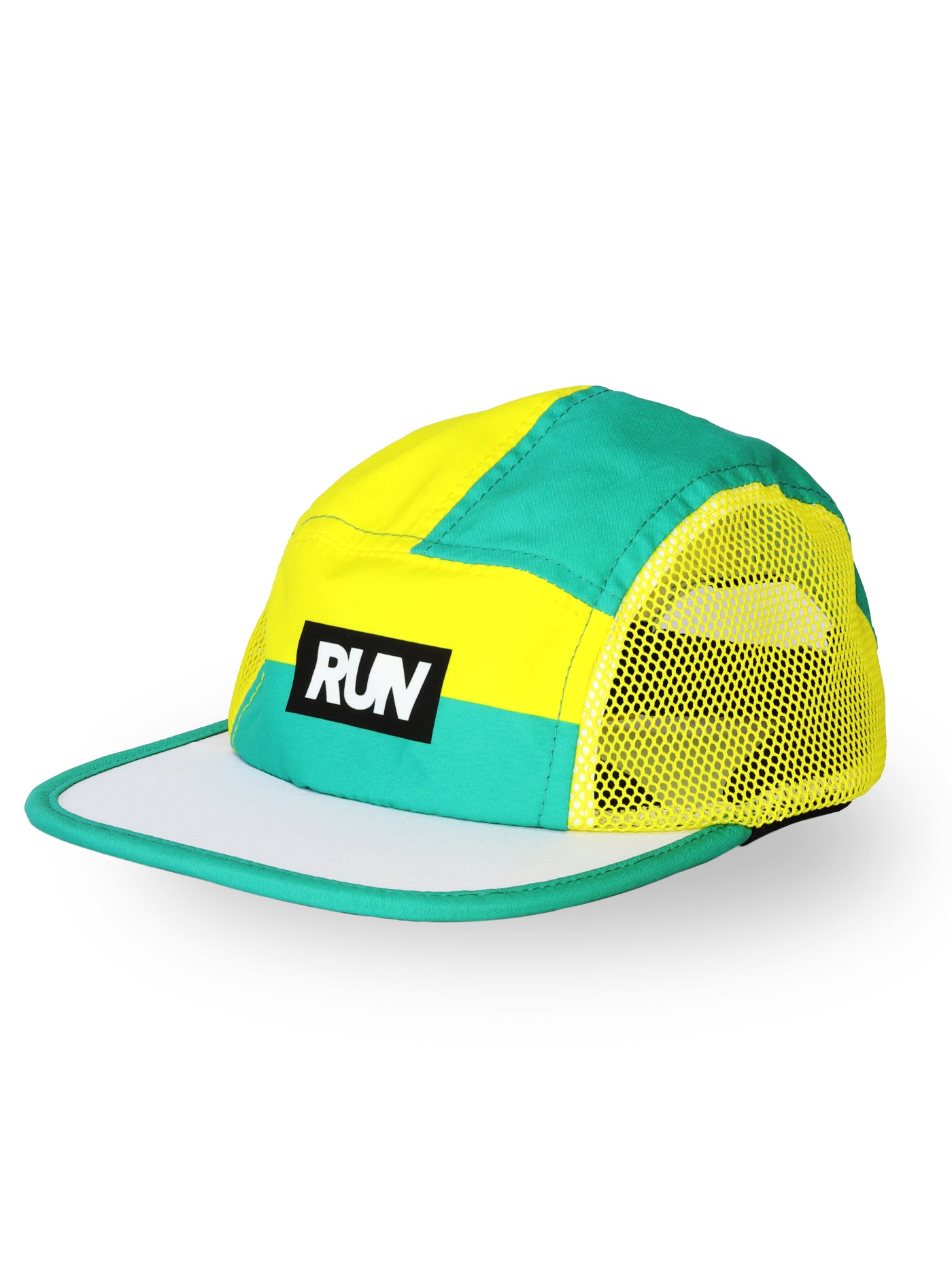 Gorra 5 paneles ventilada running