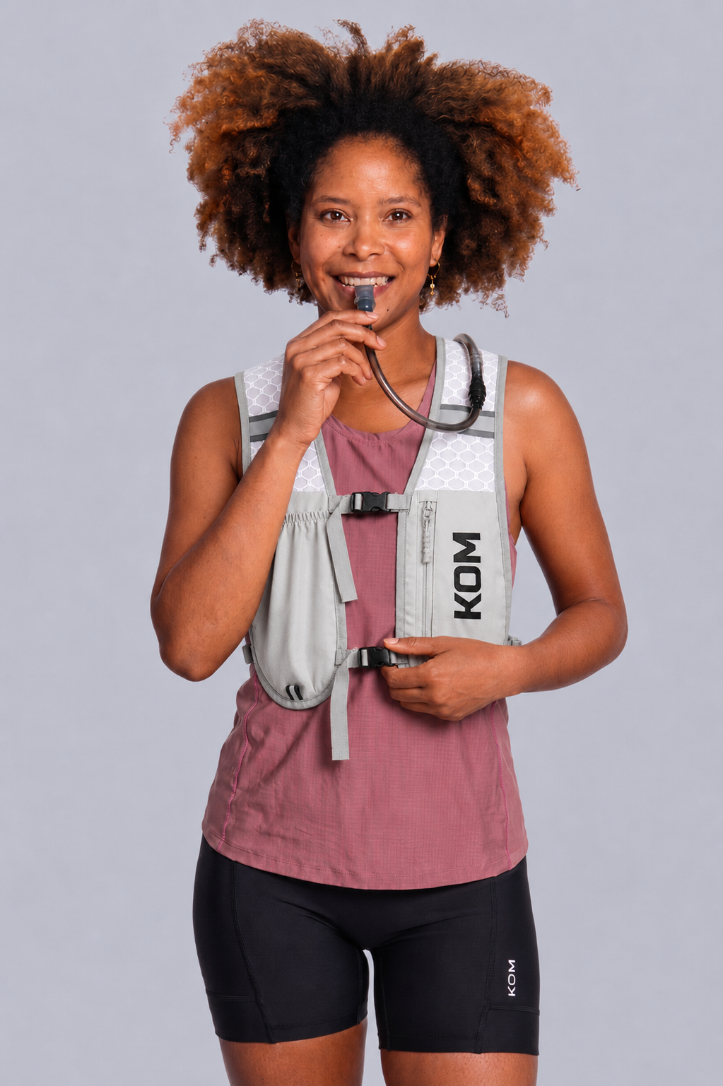 Combo trail: Chaleco de hidratación 2.0 + bolsa de hidratación 1.0 L