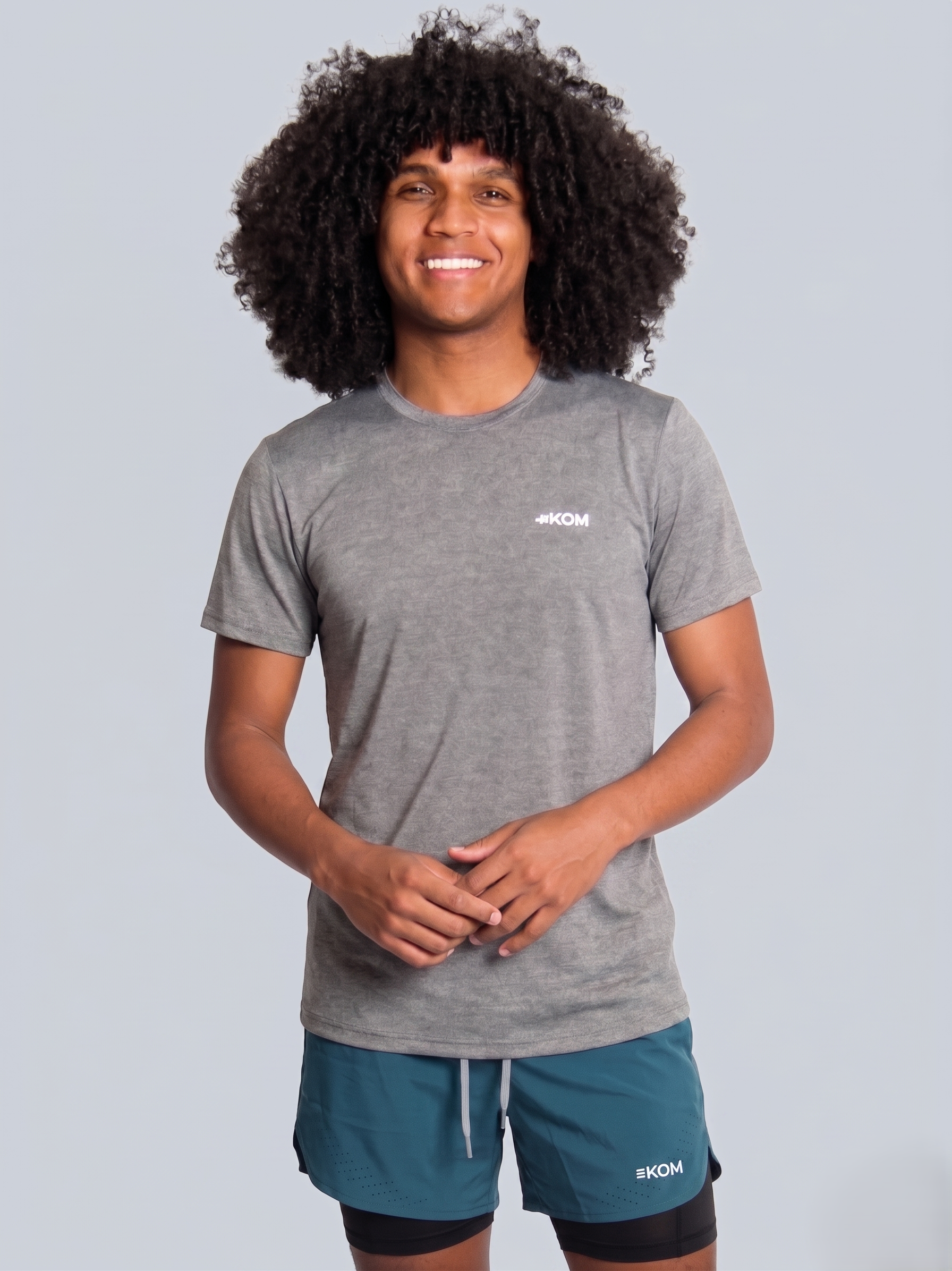 Pantaloneta Running Deportiva Hombre Tour con Bóxer Interno y Bolsillo