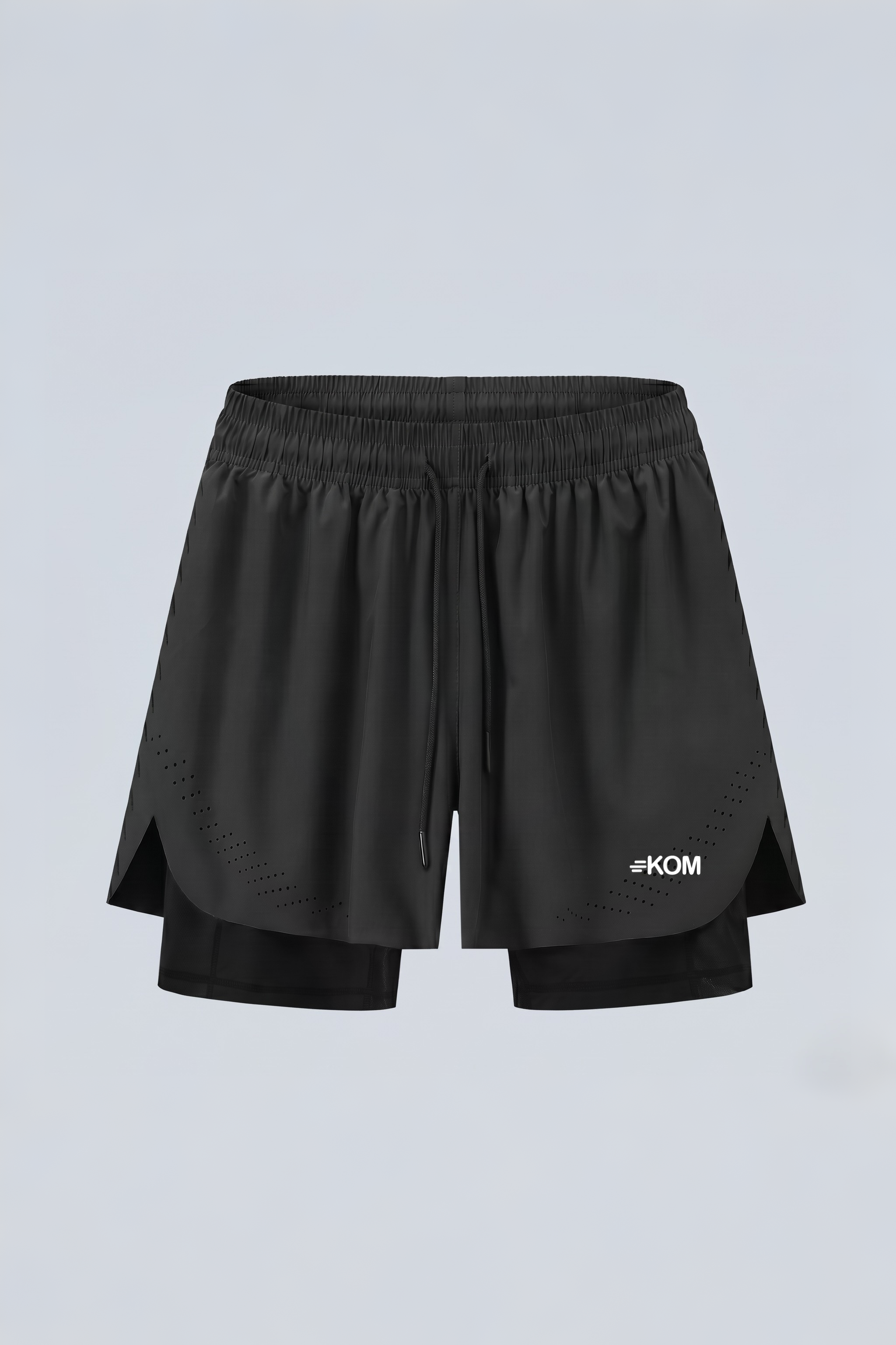 Pantaloneta Running Deportiva Hombre Tour con Bóxer Interno y Bolsillo