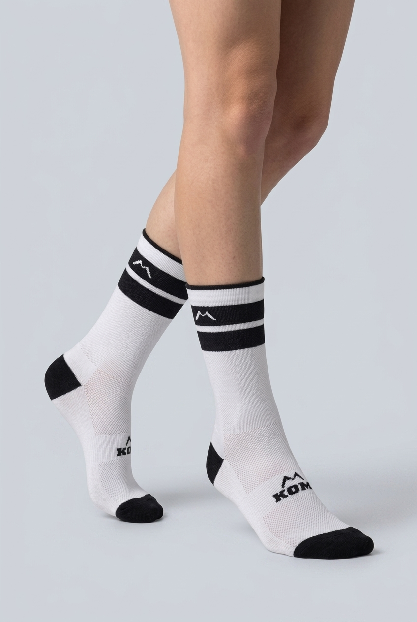Medias KOM Dúo Stripe | Ciclismo y Running
