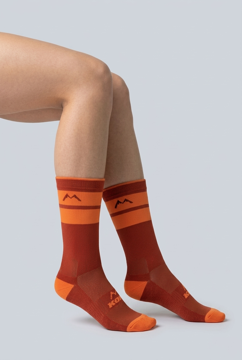Medias KOM Dúo Stripe | Ciclismo y Running