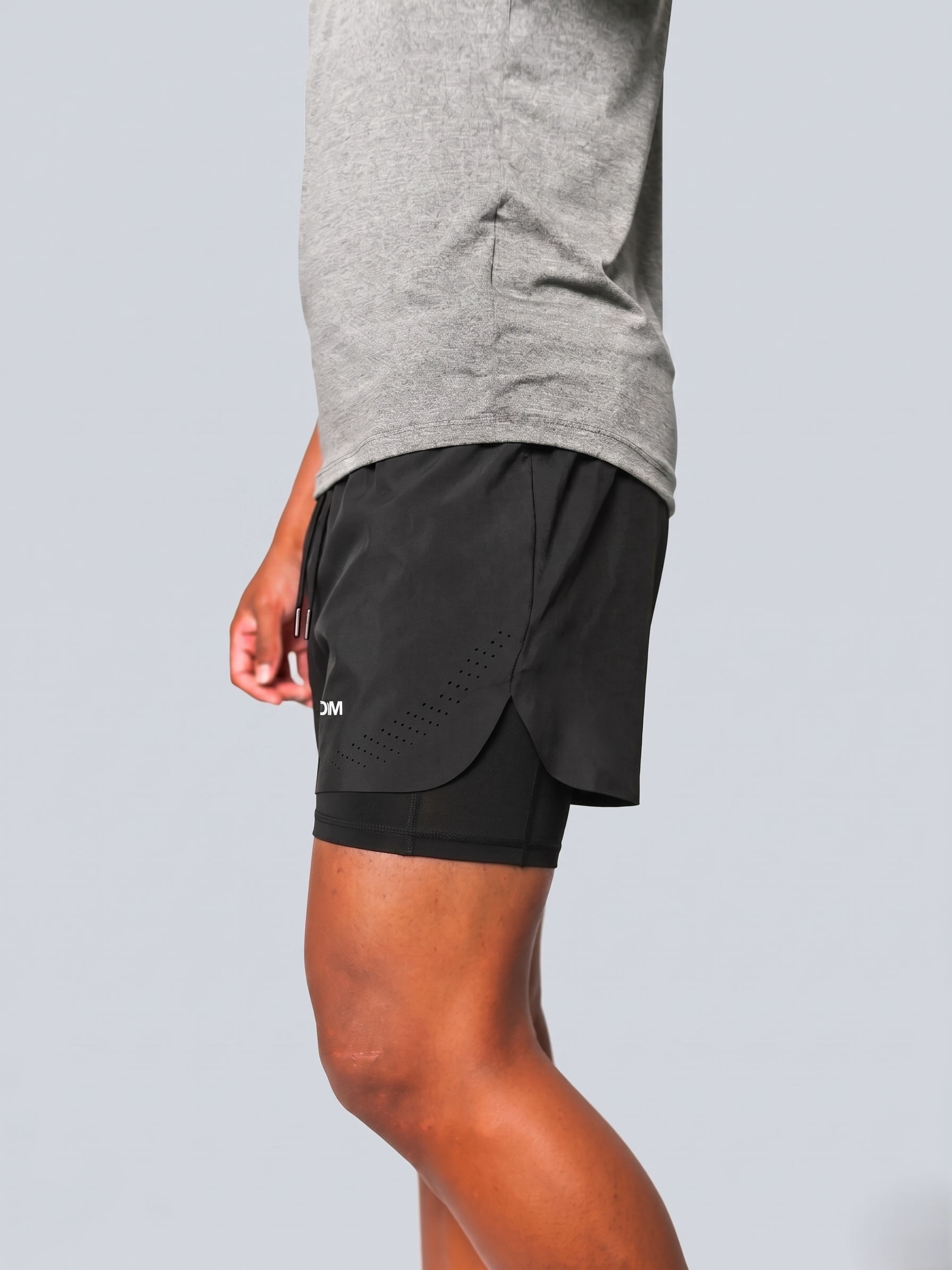 Pantaloneta Running Deportiva Hombre Tour con Bóxer Interno y Bolsillo