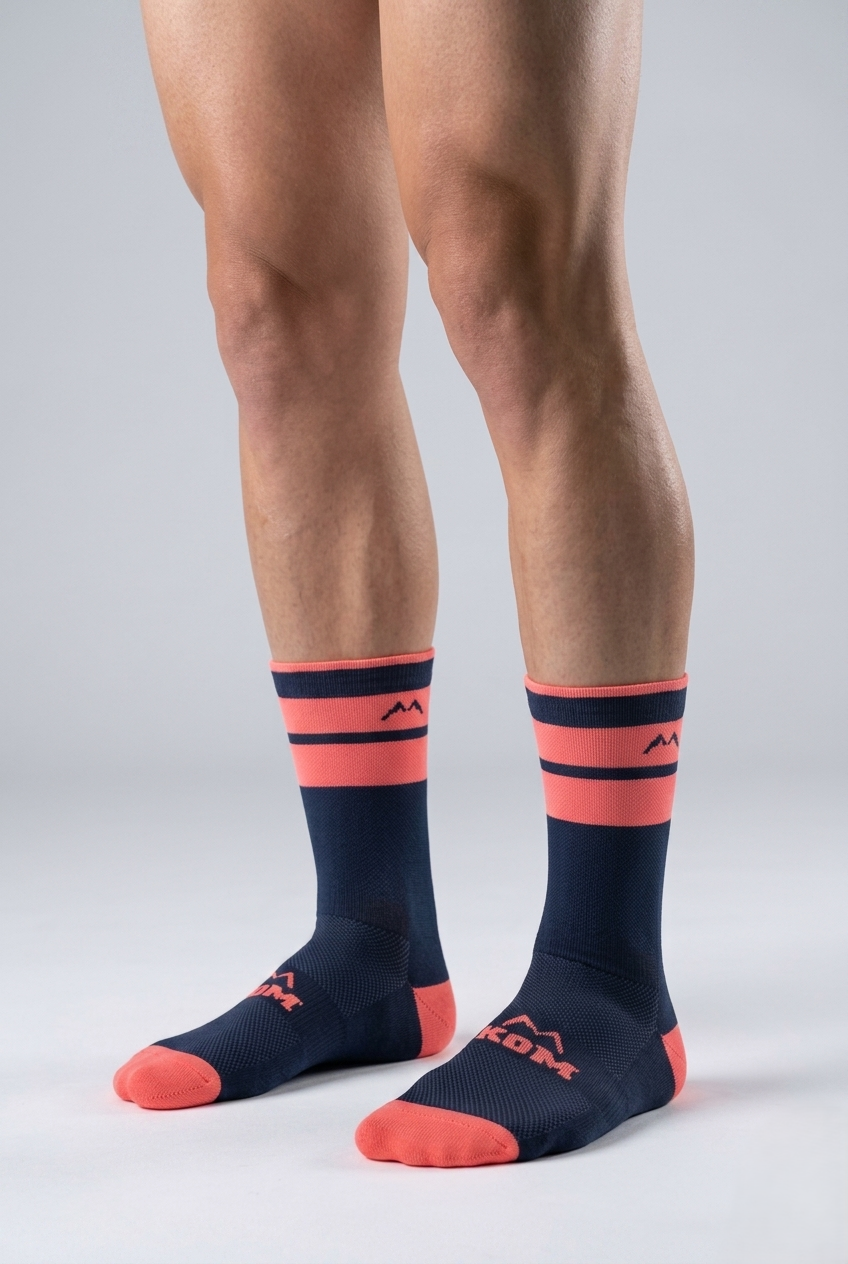 Medias KOM Dúo Stripe | Ciclismo y Running