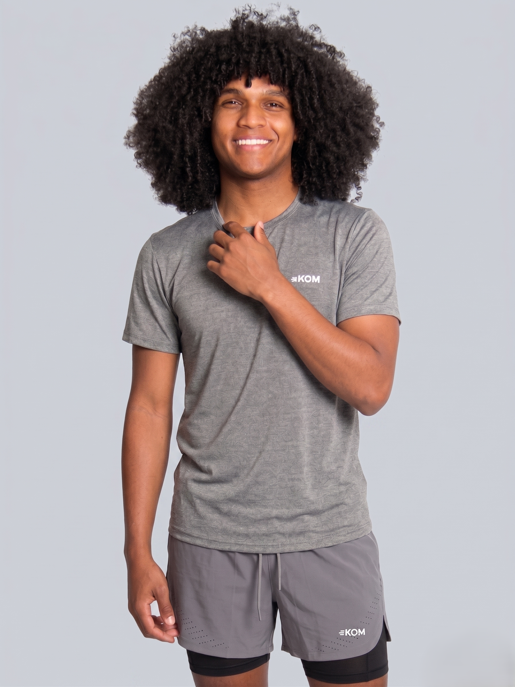 Pantaloneta Running Deportiva Hombre Tour con Bóxer Interno y Bolsillo