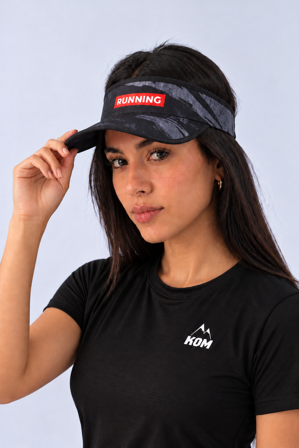Running visor cap