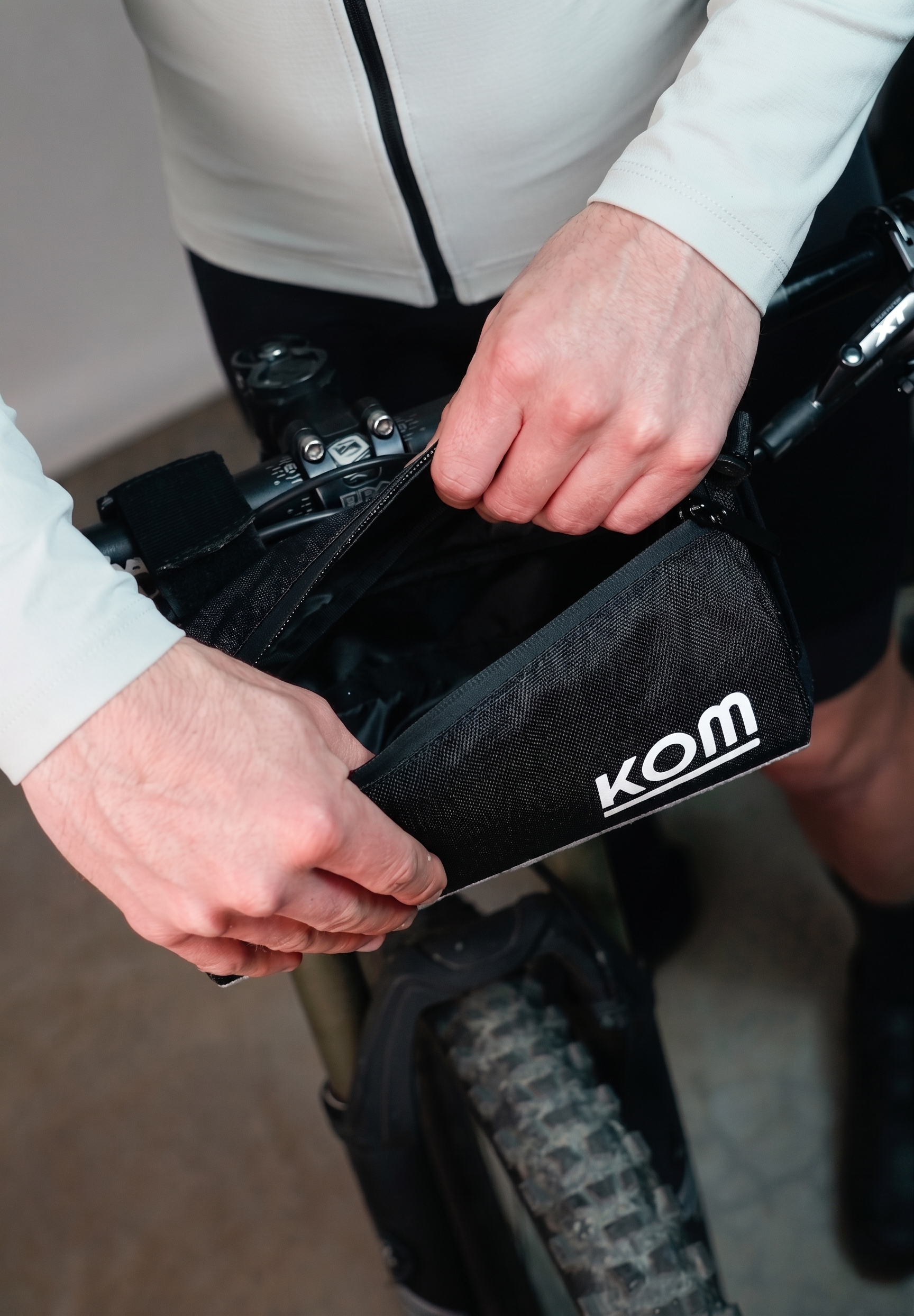 Bar bag bolsa morral frontal para bicicleta