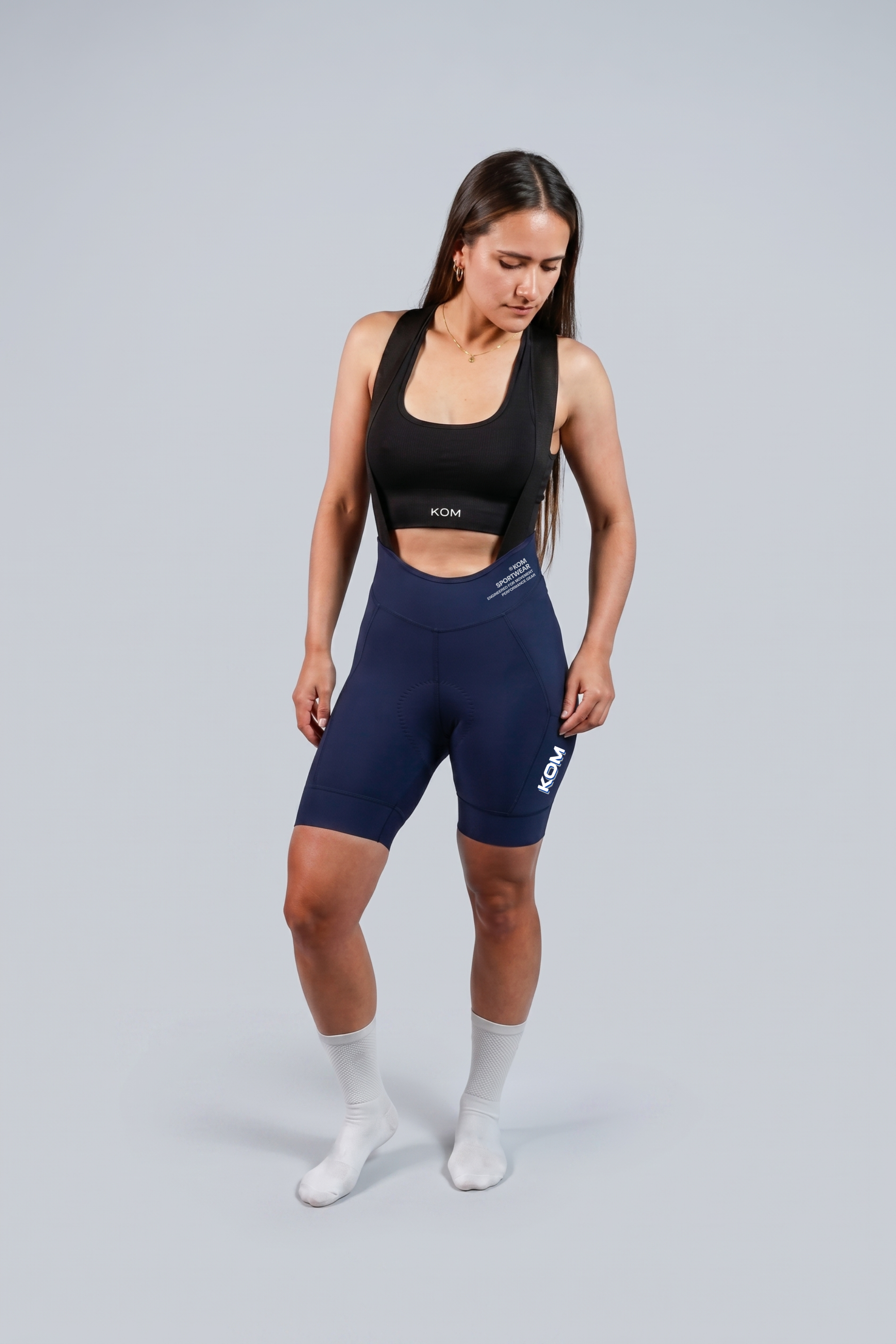 Lycra badana de ciclismo Giro plus con bolsillos Mujer