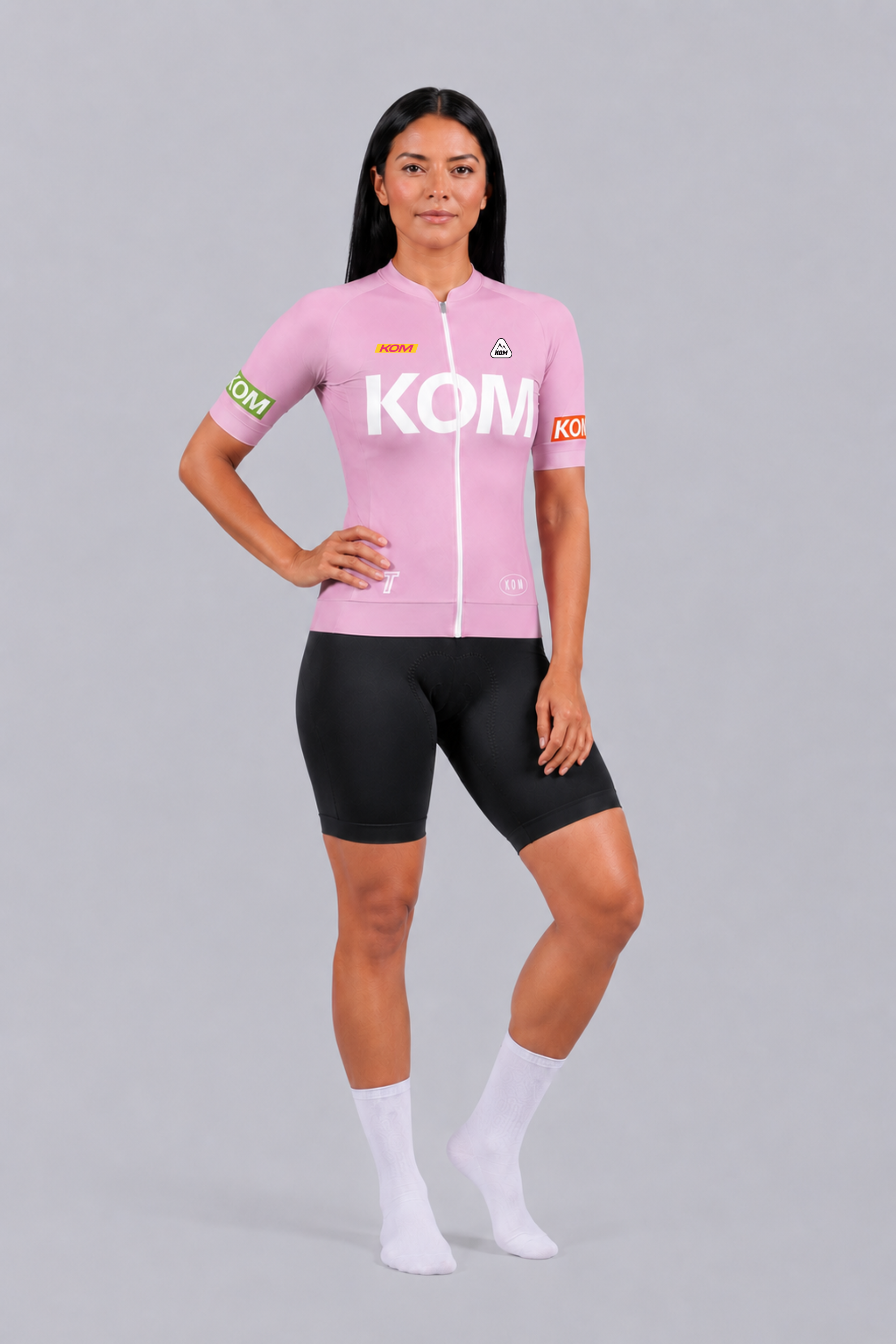 Jersey Ciclismo Tour KOM - Manga Corta Mujer