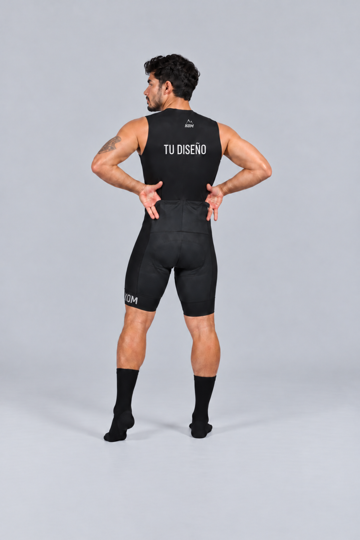 Enterizo TOUR TRI de Triatlón Personalizado - Tope de Gama - Manga Sisa