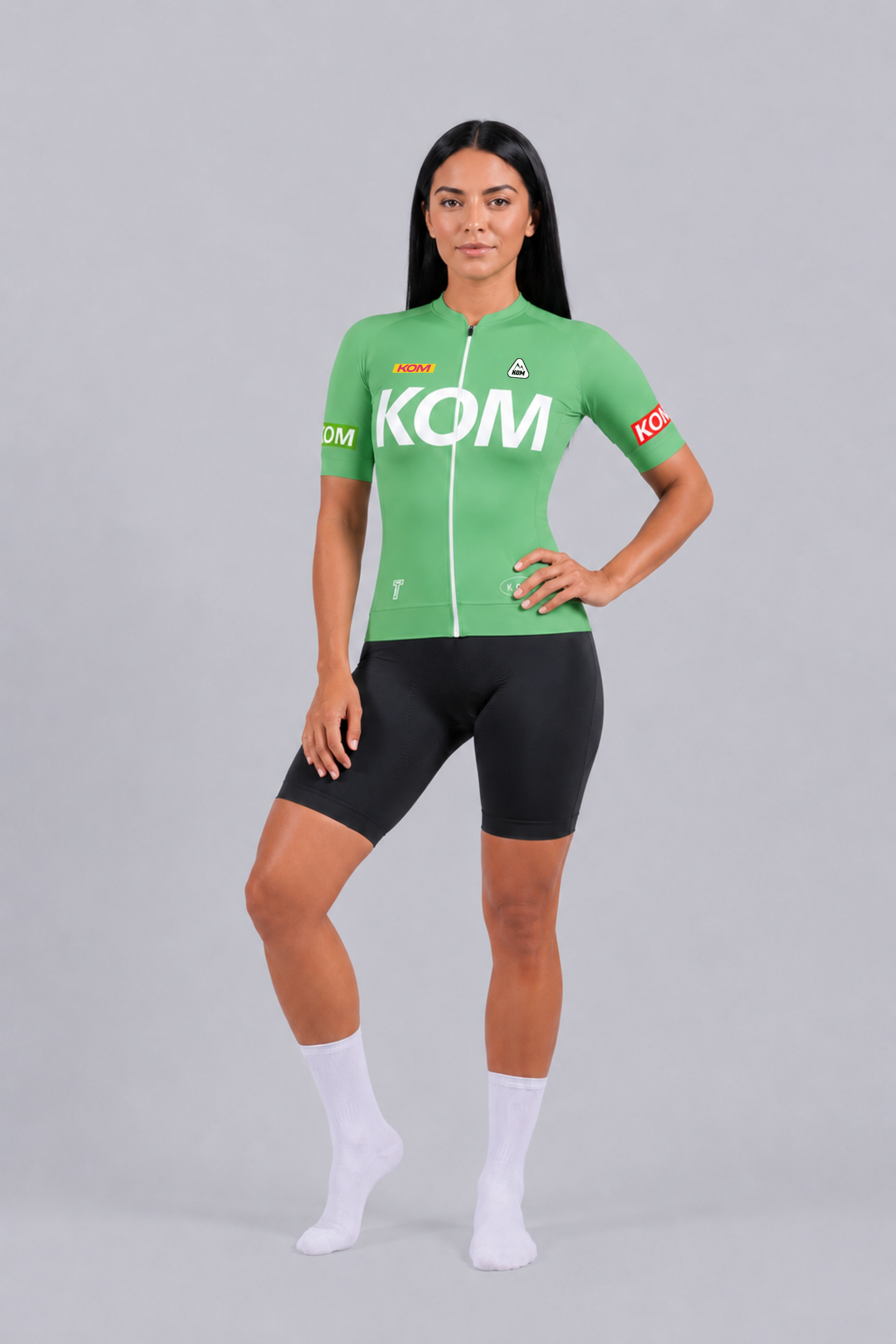 Jersey Ciclismo Tour KOM - Manga Corta Mujer