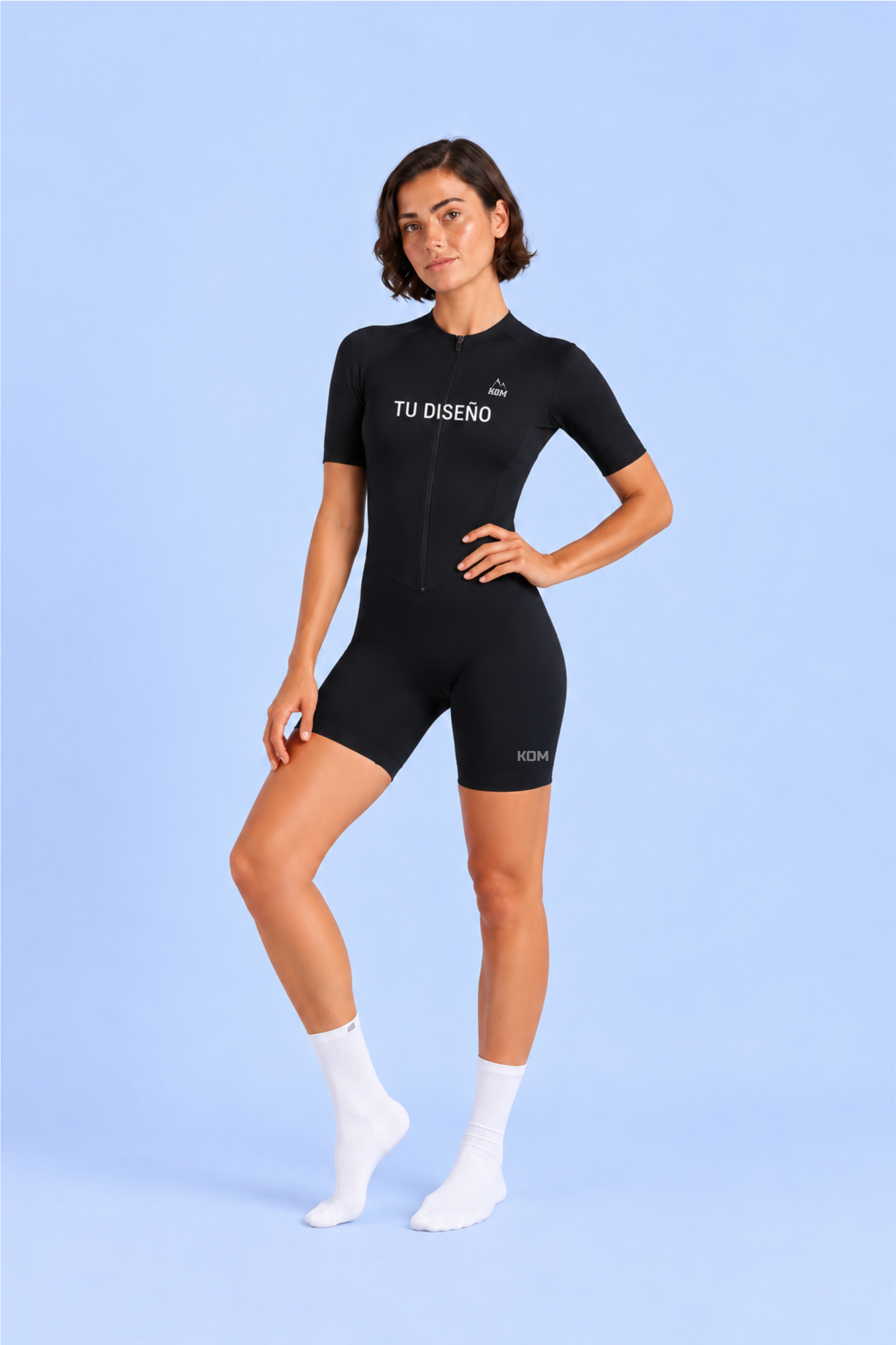 Enterizo TOUR de Ciclismo Personalizado - Tope de Gama - Ruta y MTB - Manga Corta