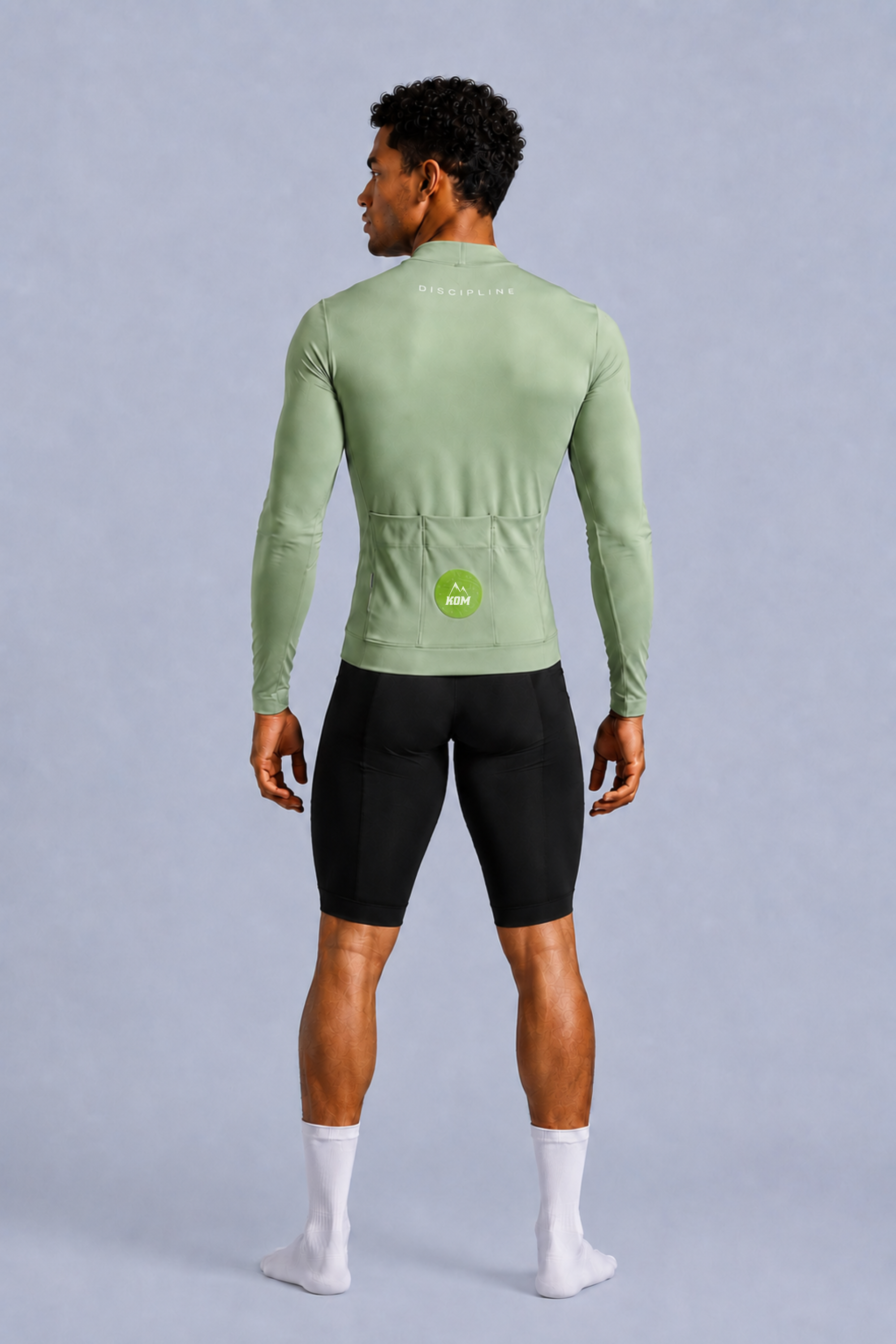 Jersey Manga Larga Sin Cremallera Hombre - Ciclismo