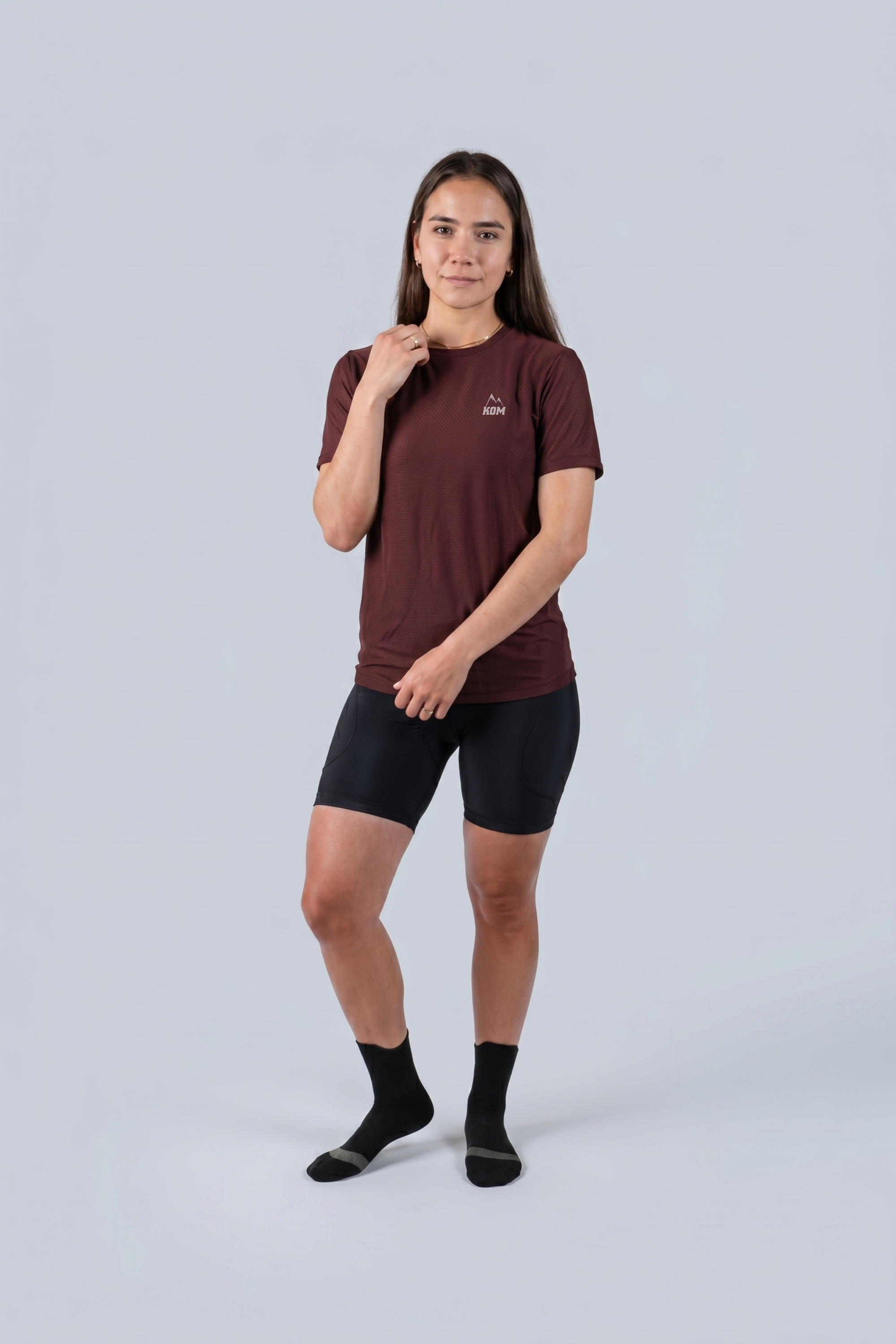 Camiseta deportiva running GIRO color natural