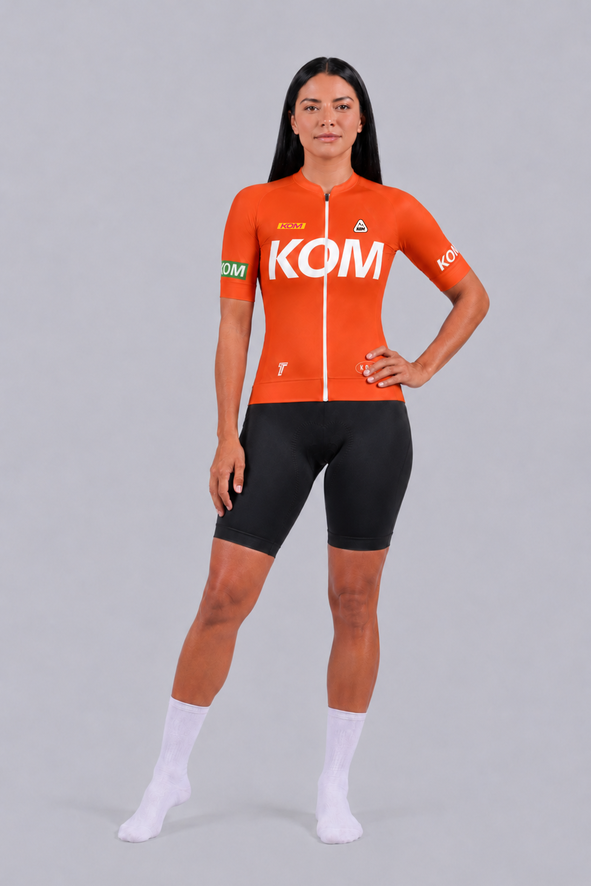Jersey Ciclismo Tour KOM - Manga Corta Mujer