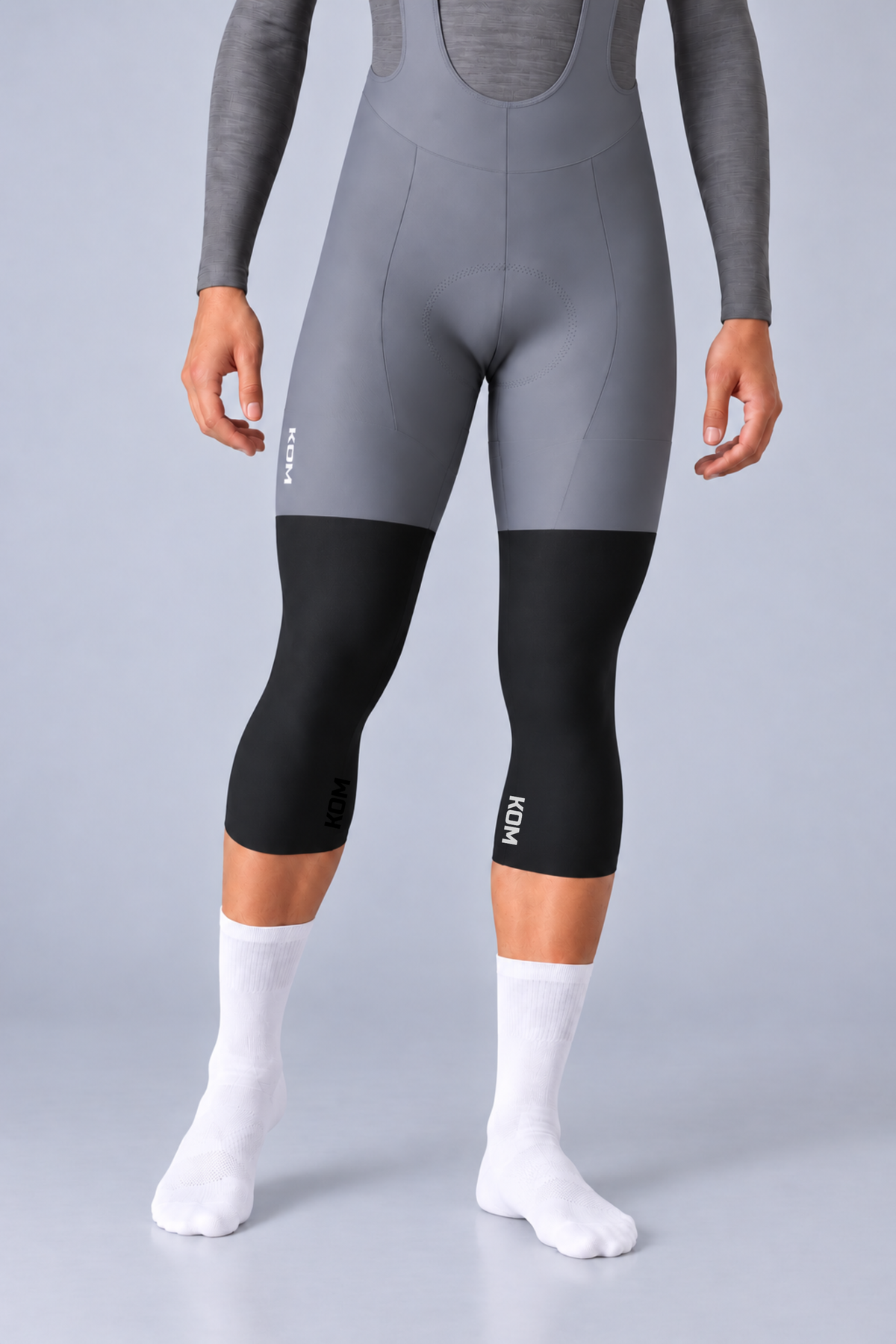 Perneras Deportivas 3/4 de Tela Licrada para Ciclismo y Running