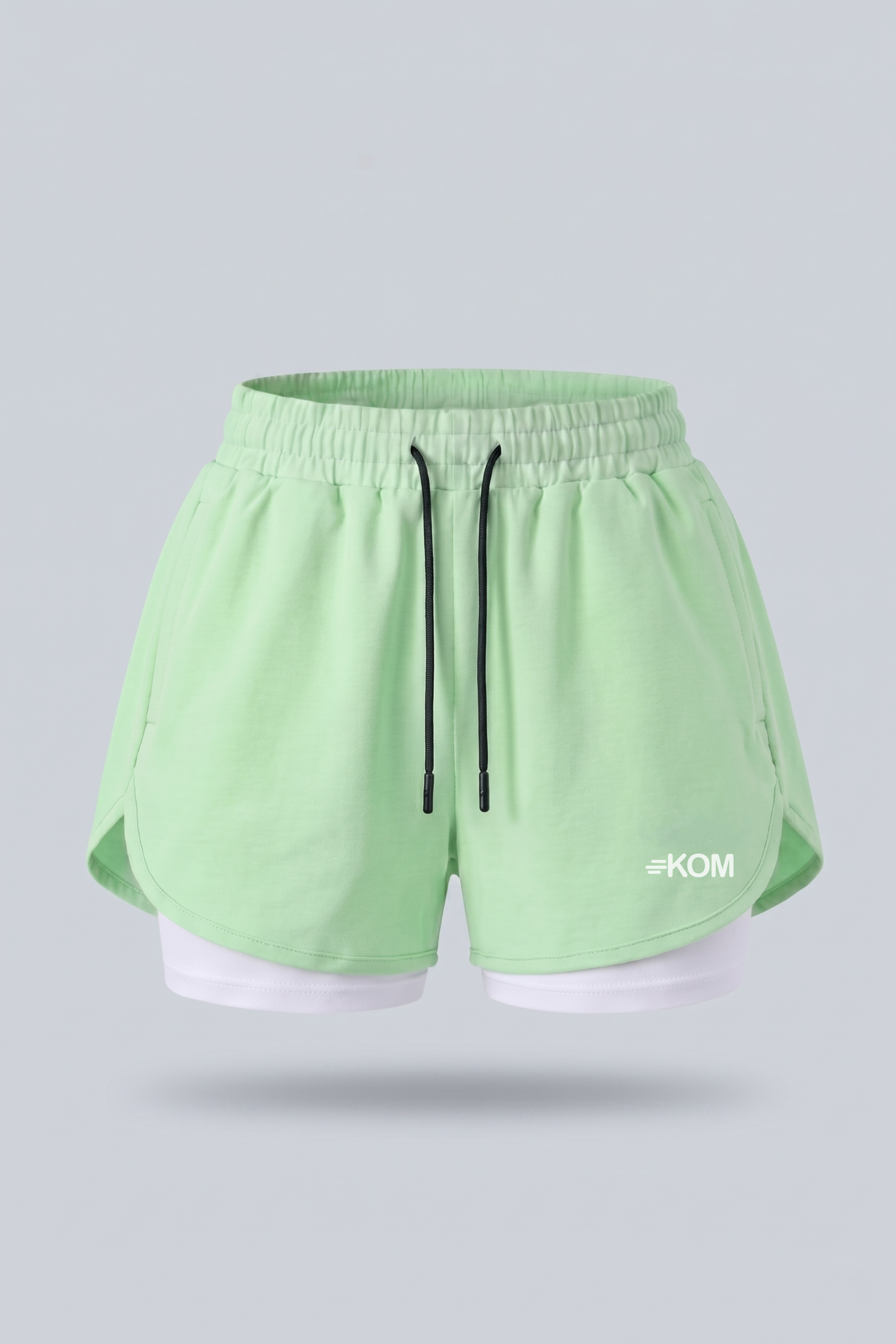 Short Running Deportivo Mujer Línea Giro con Boxer Interno y Bolsillos