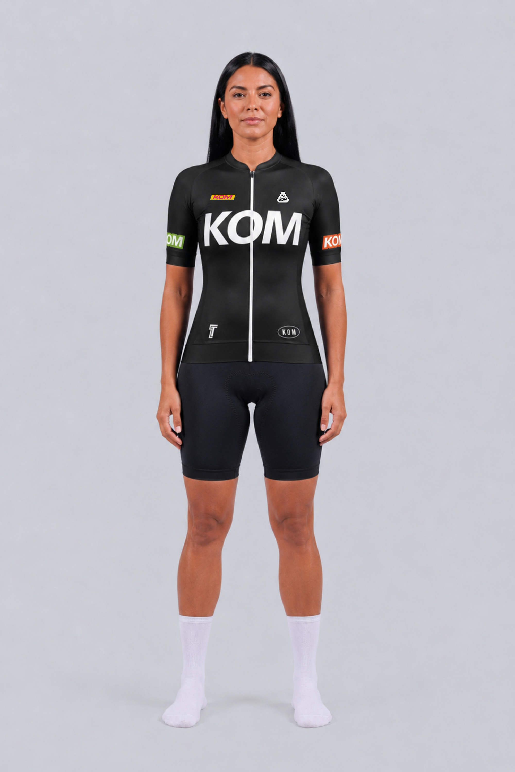 Jersey Ciclismo Tour KOM - Manga Corta Mujer