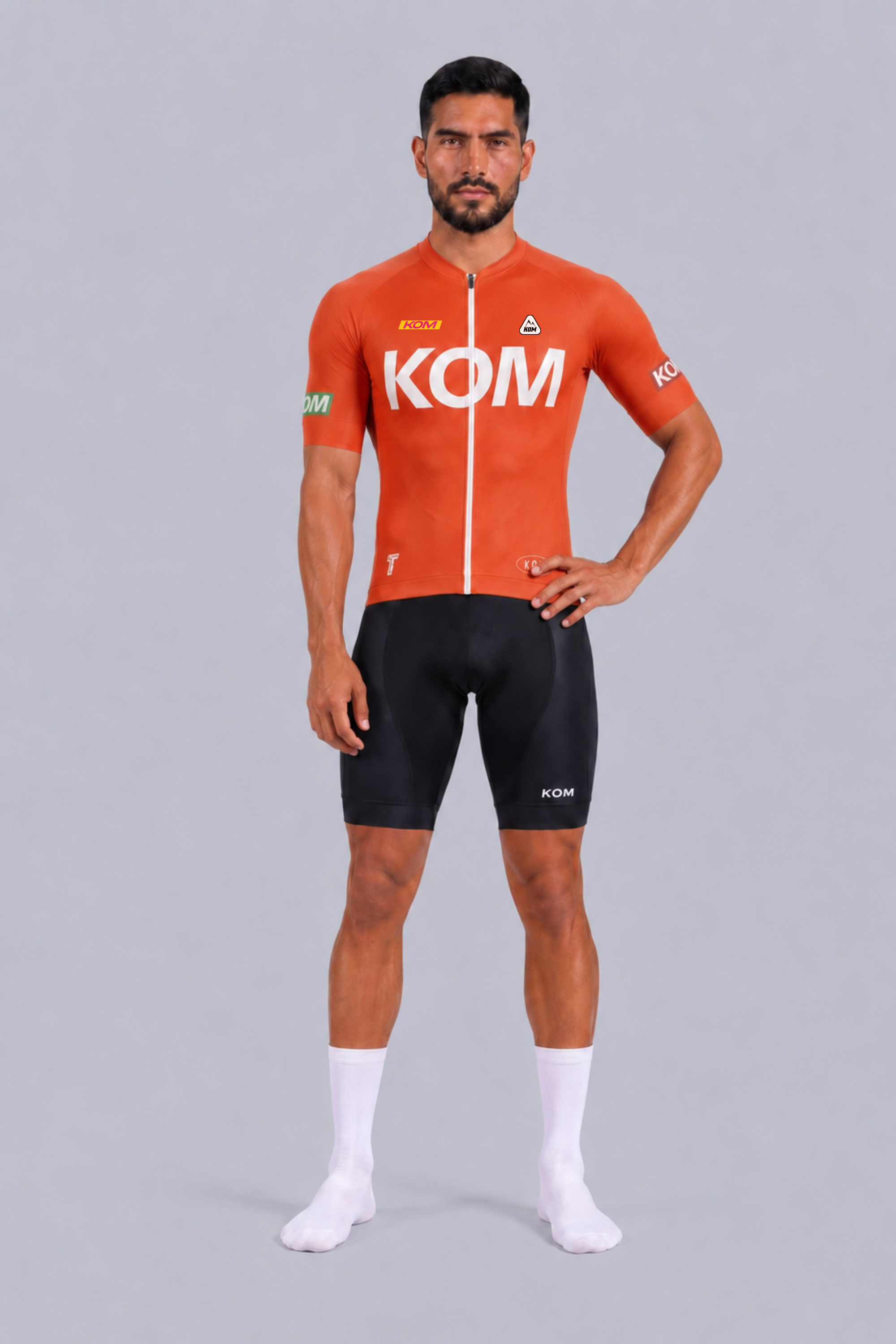 Jersey Ciclismo Tour KOM - Manga Corta Hombre