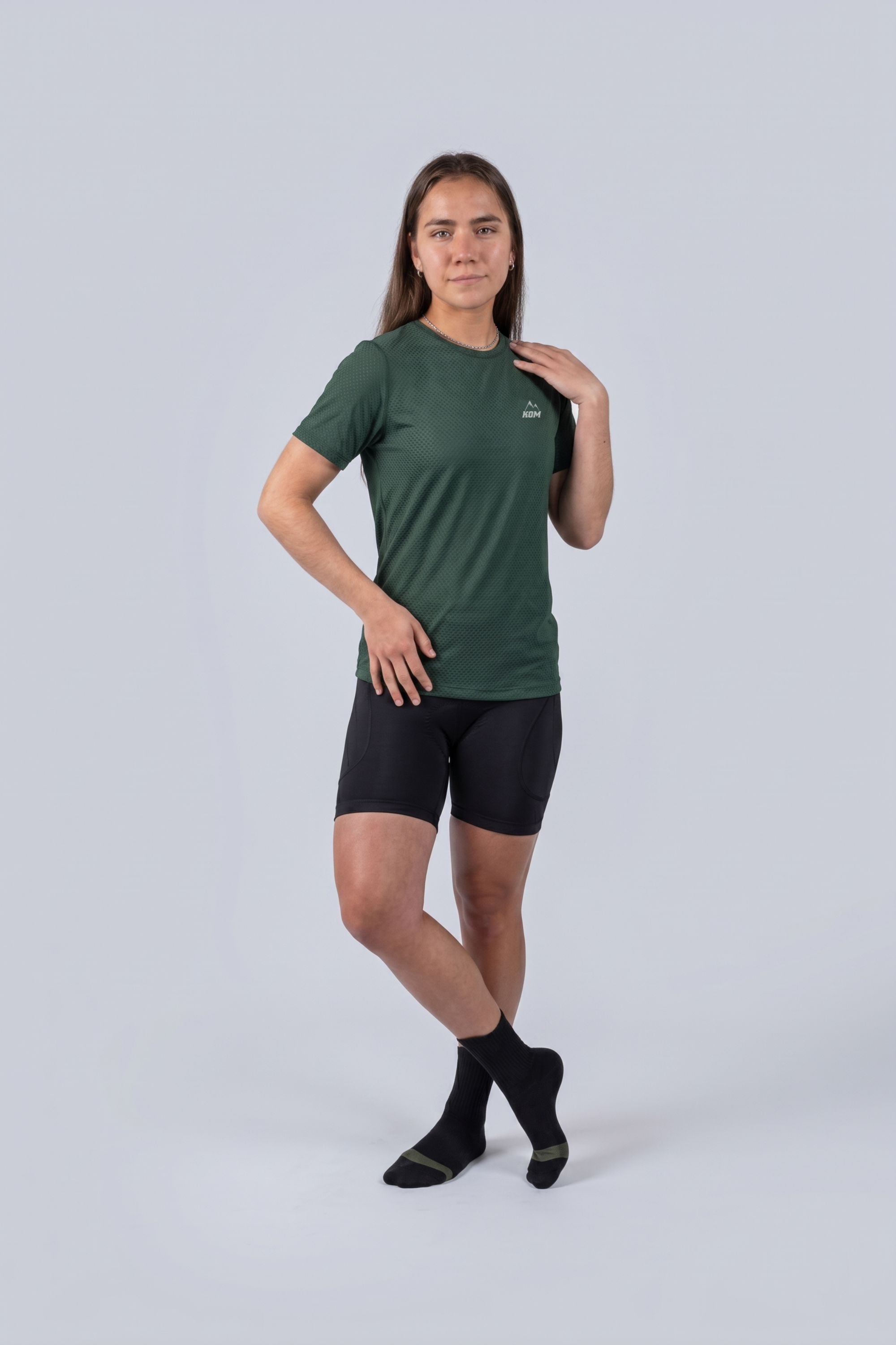 Camiseta deportiva running GIRO color natural