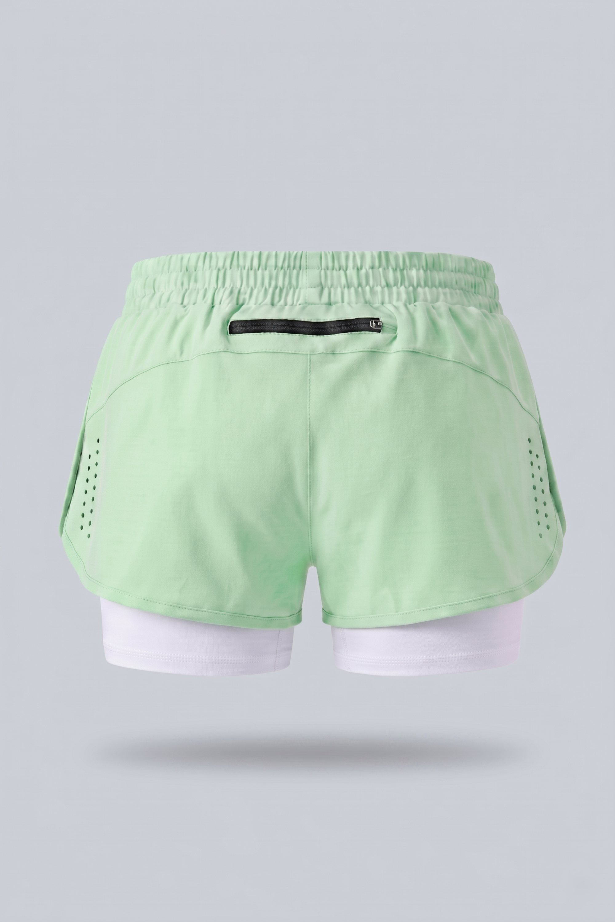 Short Running Deportivo Mujer Línea Giro con Boxer Interno y Bolsillos