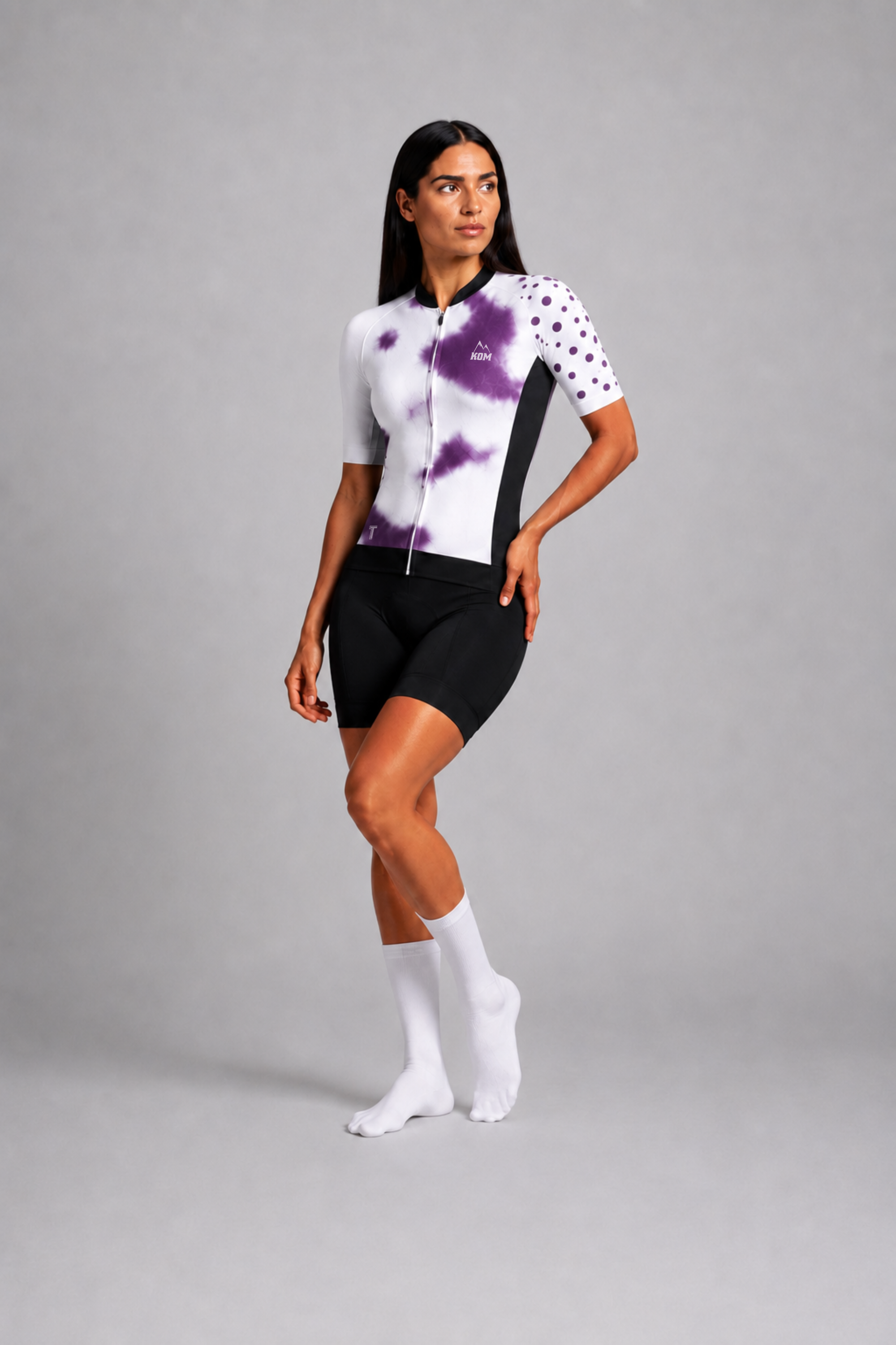 Jersey Ciclismo Tour KOM Colección Frecuencia - Manga Corta Mujer