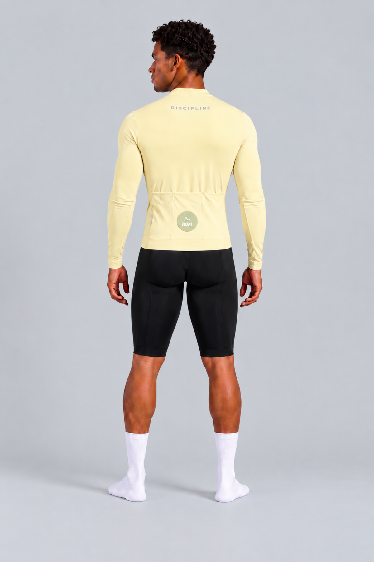 Jersey Manga Larga Sin Cremallera Hombre - Ciclismo