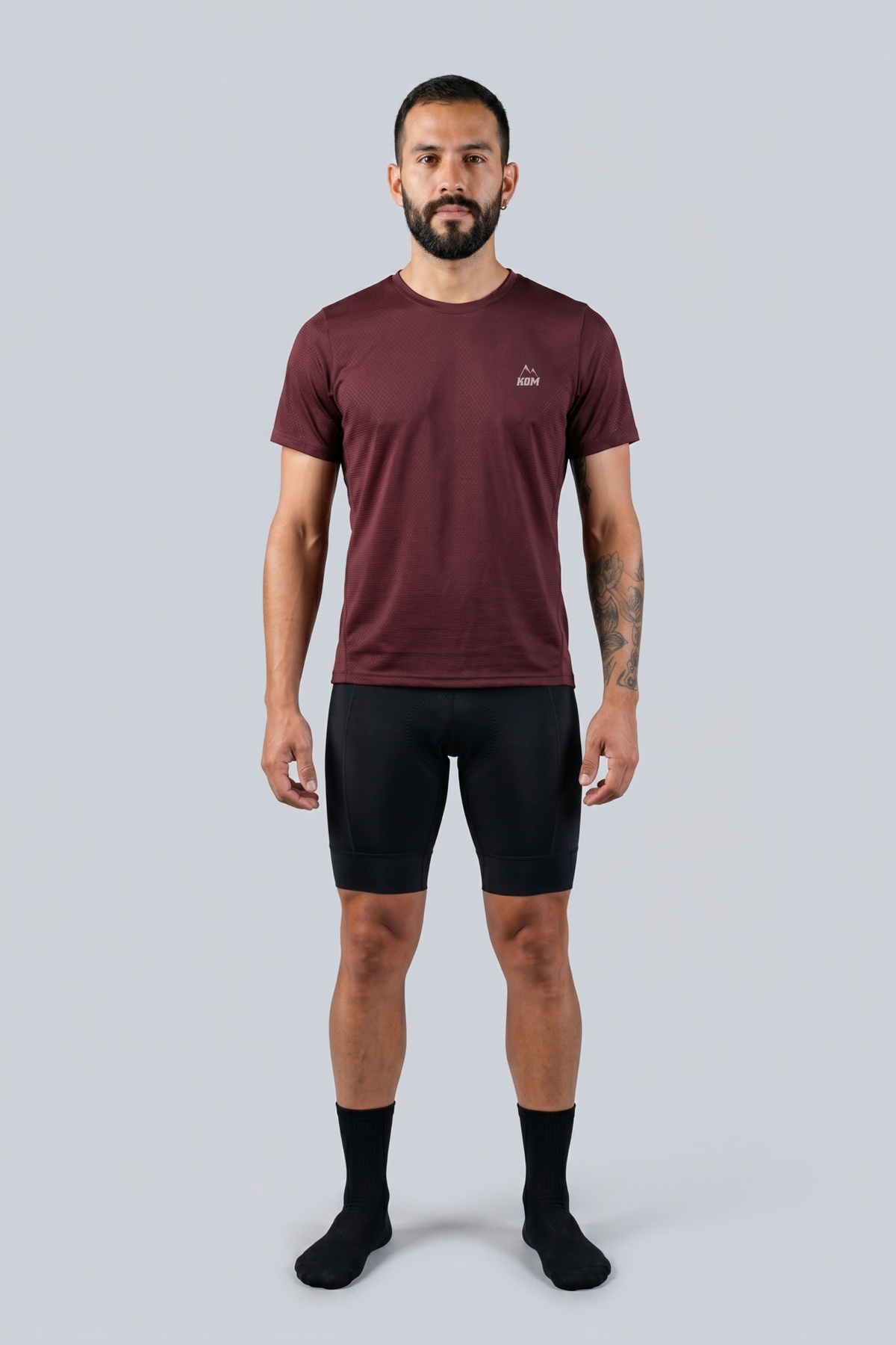 Camiseta deportiva running GIRO PLUS color natural