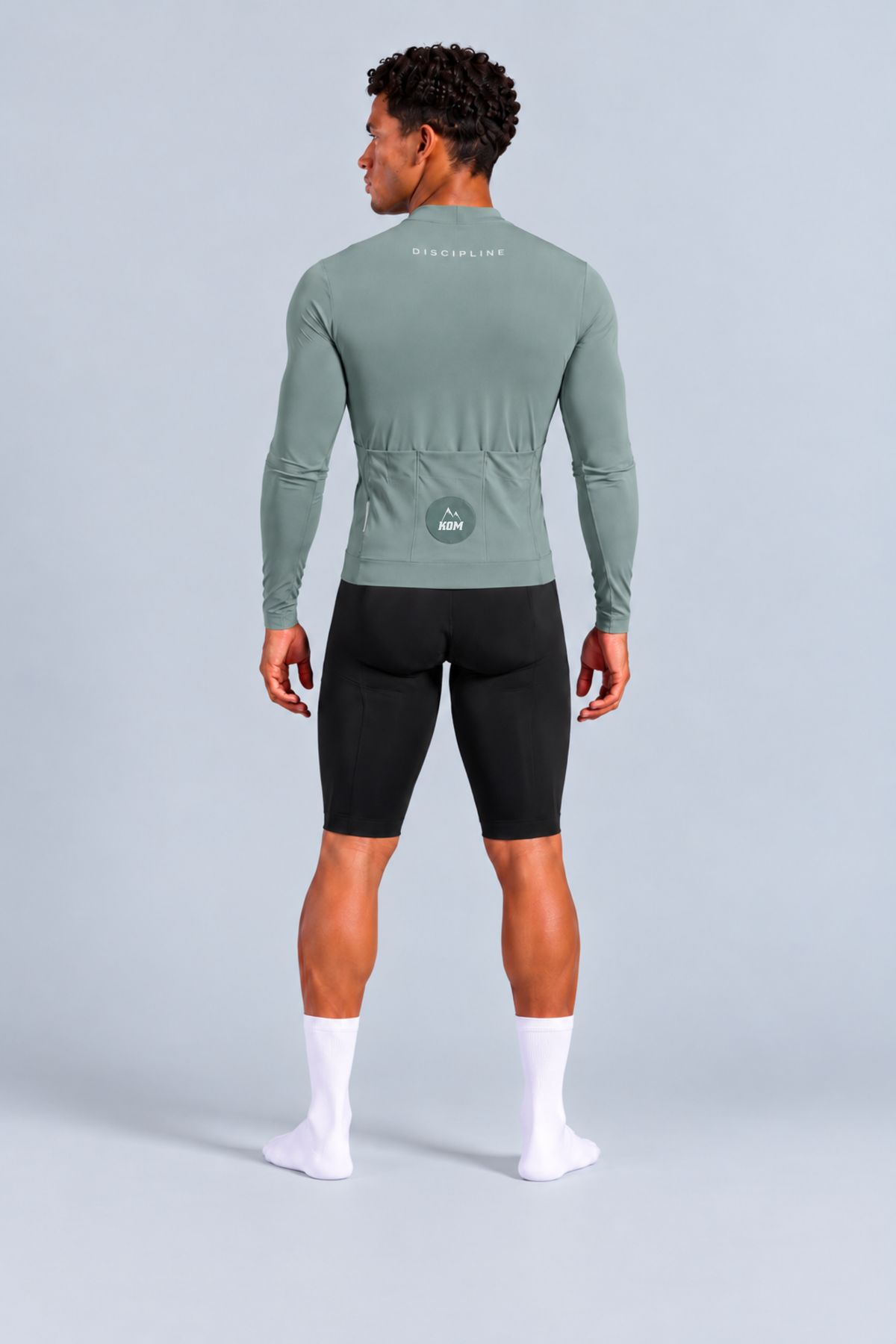 Jersey Manga Larga Sin Cremallera Hombre - Ciclismo