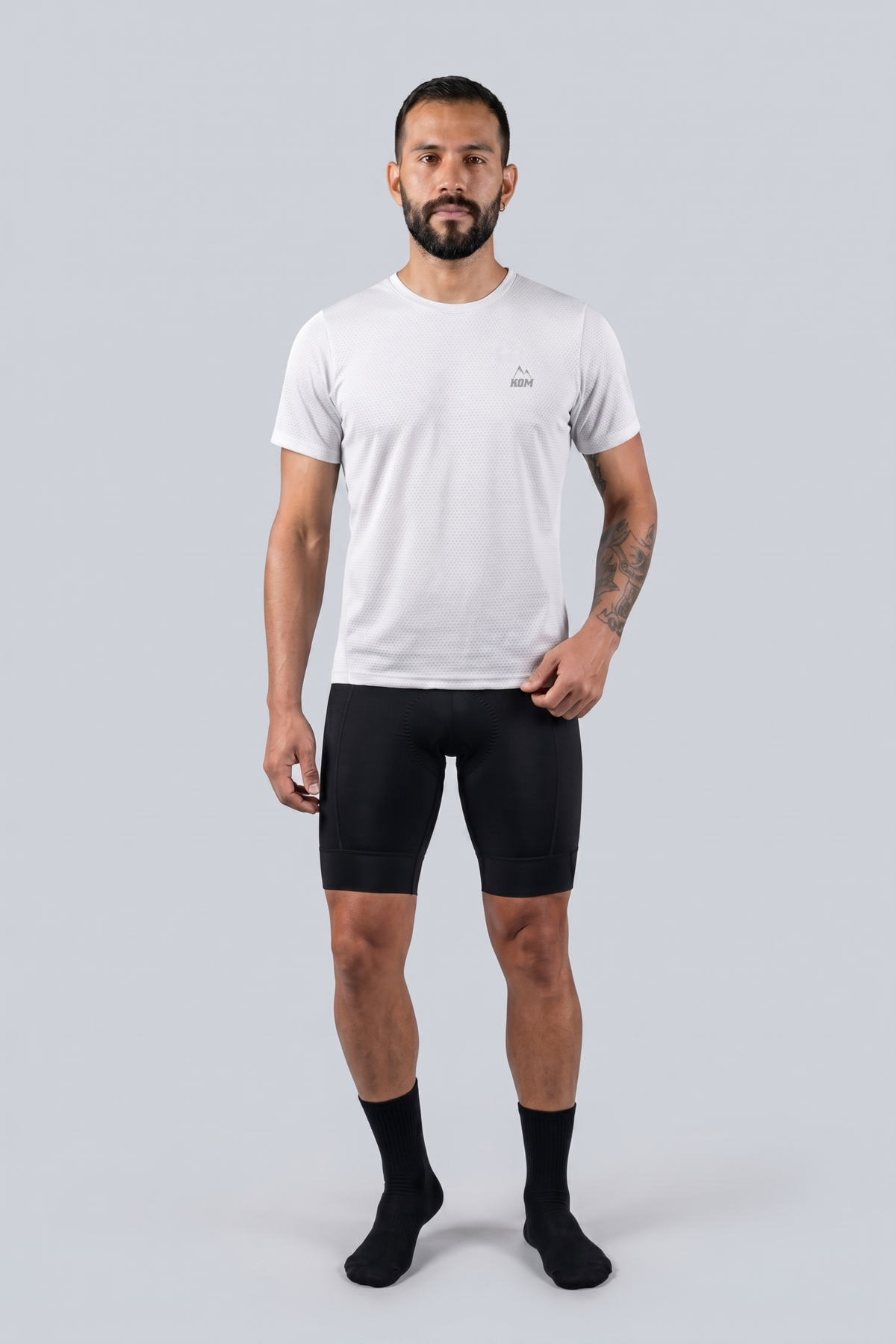 Camiseta deportiva running GIRO PLUS color natural