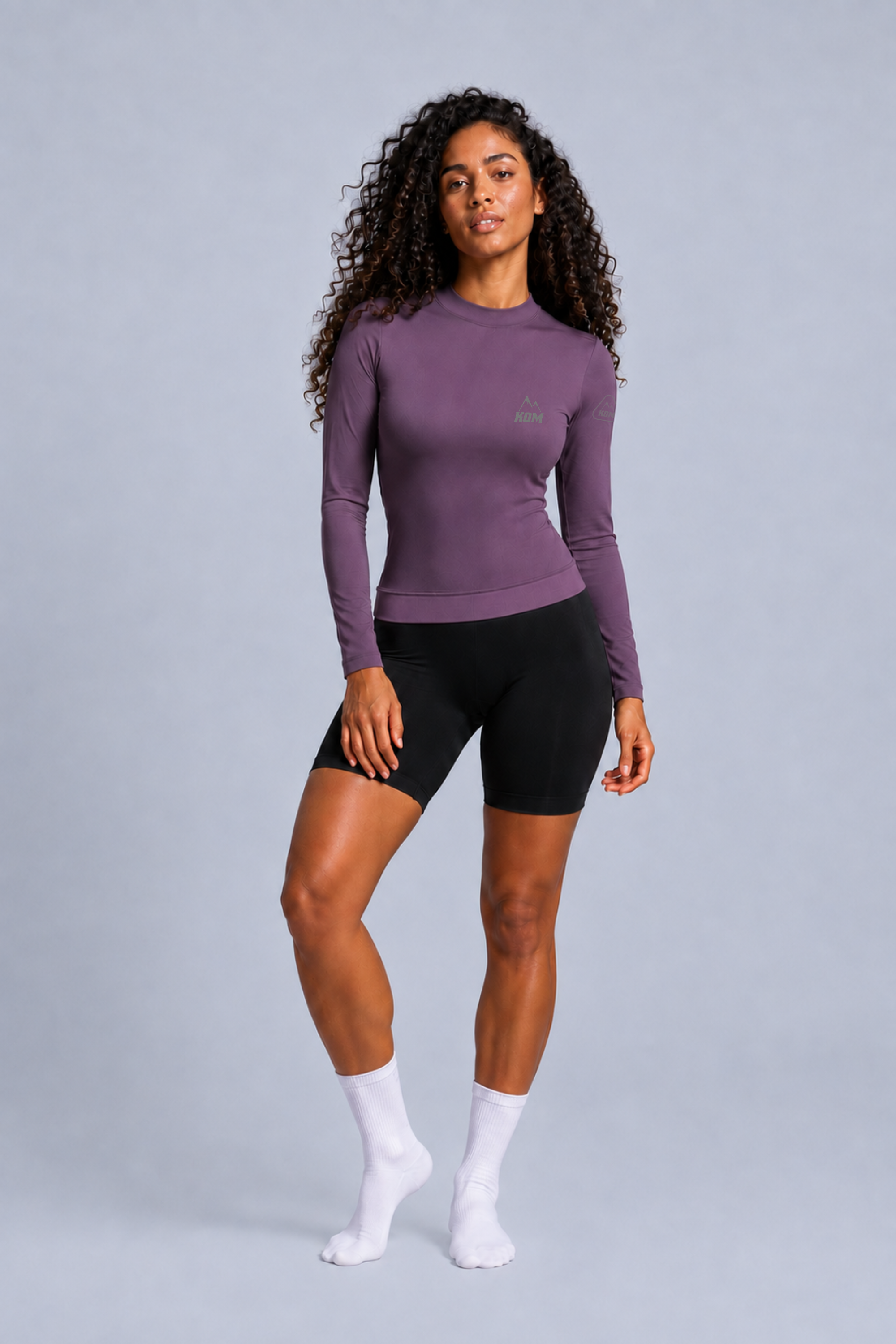 Jersey Manga Larga Sin Cremallera Mujer - Ciclismo
