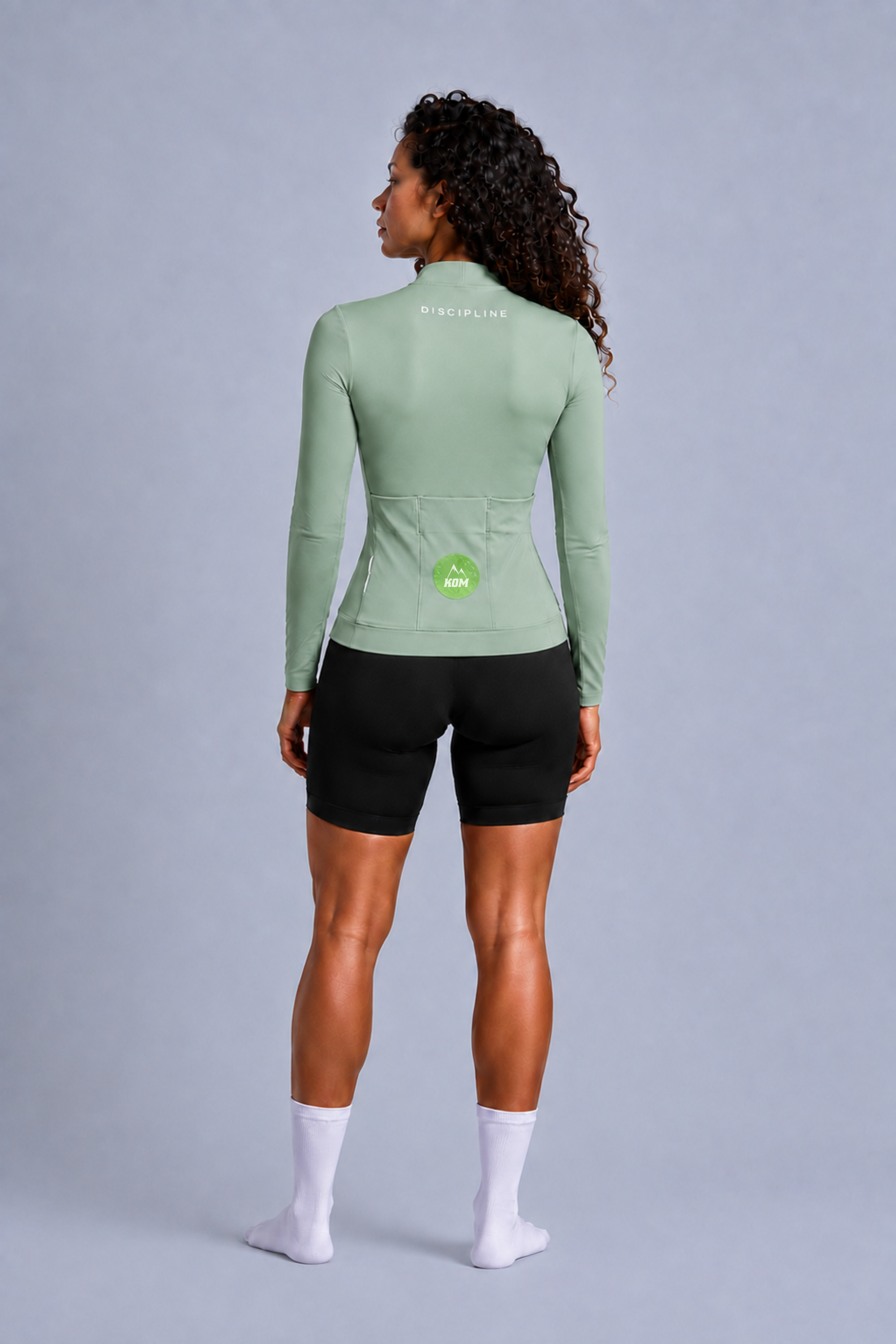 Jersey Manga Larga Sin Cremallera Mujer - Ciclismo