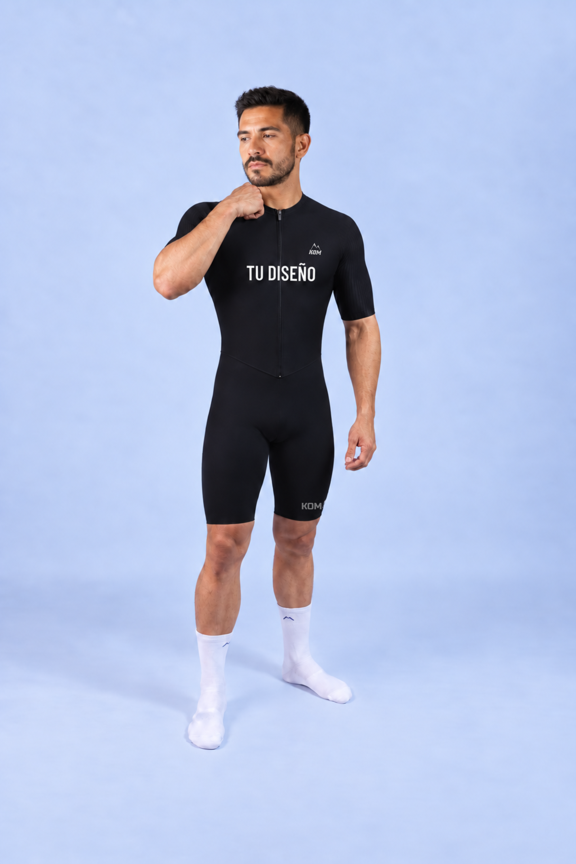 Enterizo TOUR de Ciclismo Personalizado - Tope de Gama - Ruta y MTB - Manga Corta