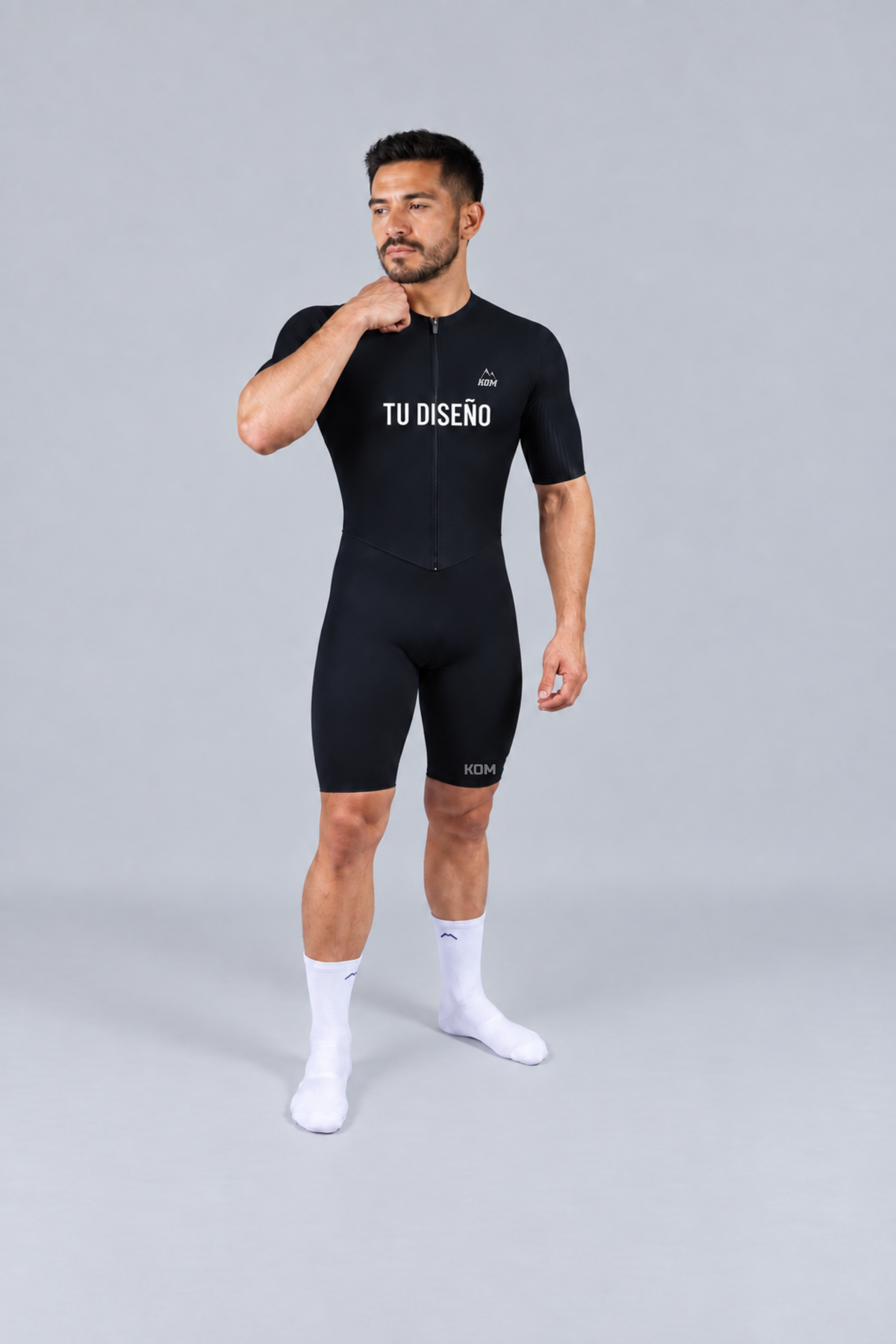 Enterizo TOUR de Ciclismo Personalizado - Tope de Gama - Ruta y MTB - Manga Corta