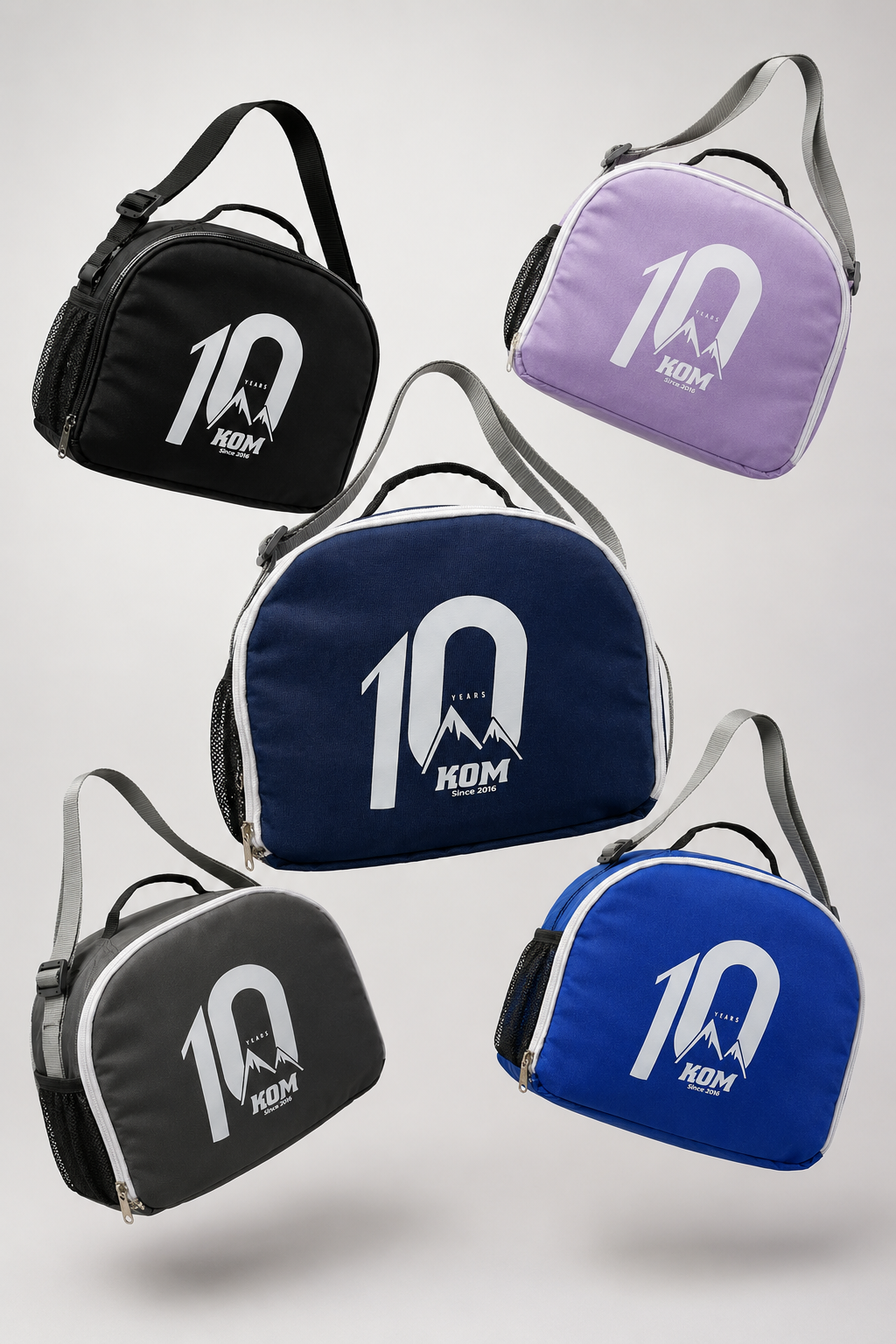 Kit Conmemorativo 10 Años KOM para Ciclistas y runners