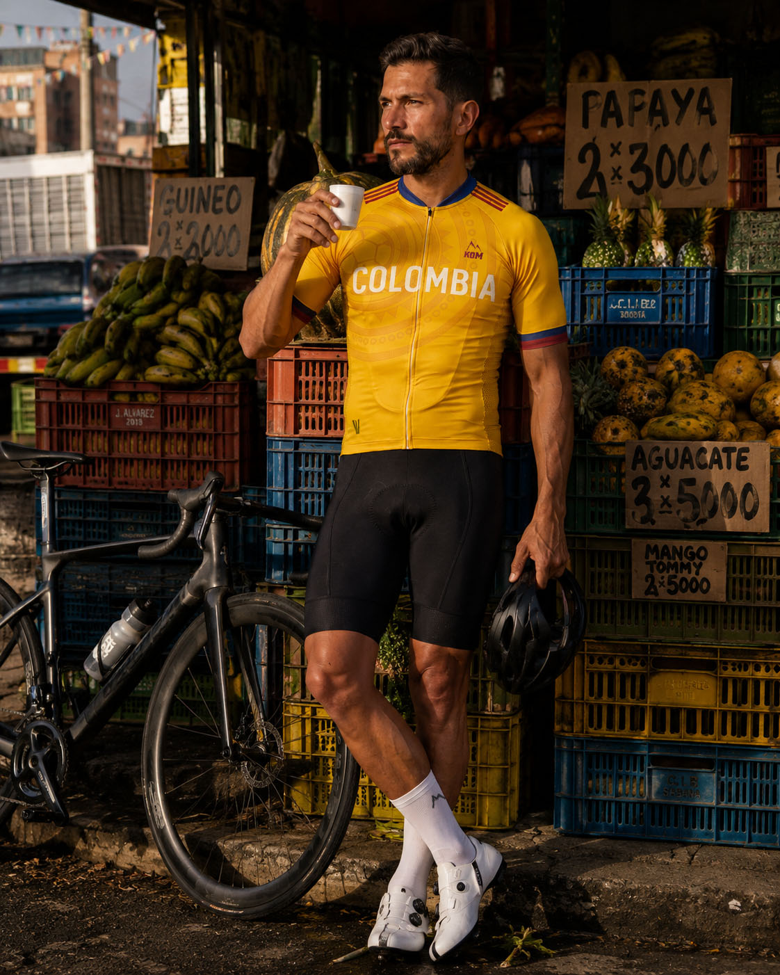Jersey Clásico Colombia Mundialista - Manga Corta Hombre