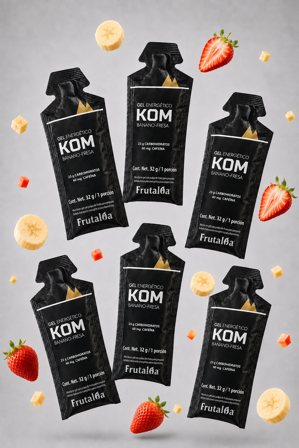 Gel KOM Energético 23 g de Carbohidratos | Pack x6